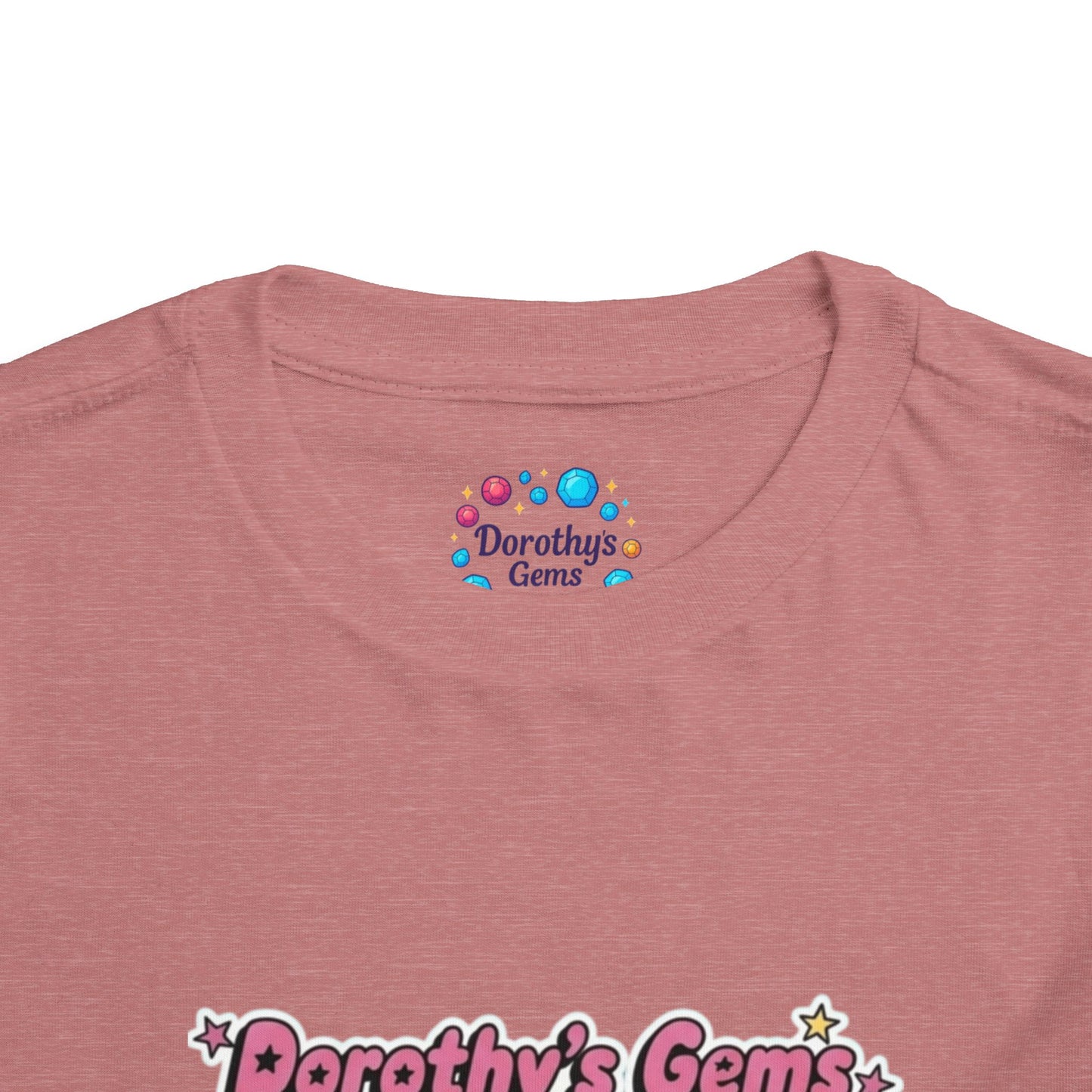 "Dorothy's Gems" Toddler Tee — Colorful Cartoon Squad Graphic