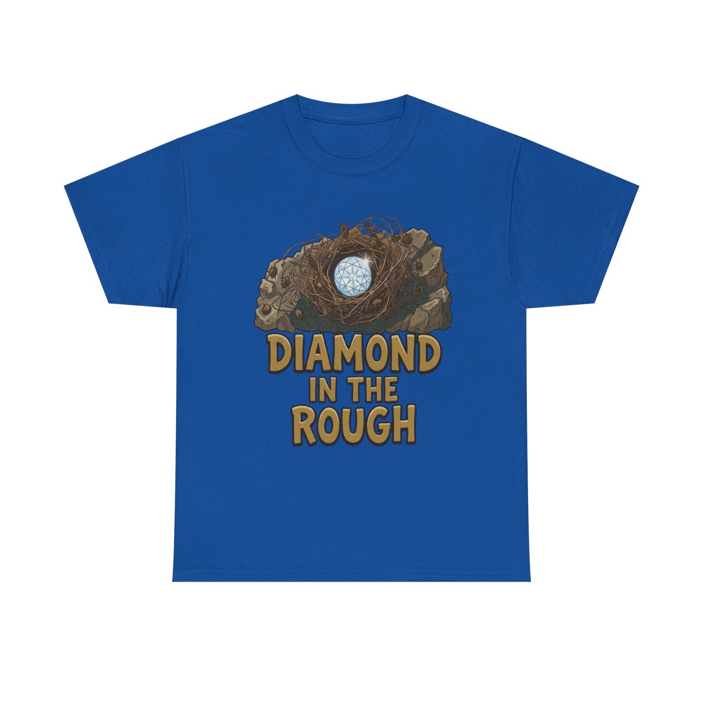 Diamond in the Rough Graphic Tee — Inspirational Nest & Gem Design