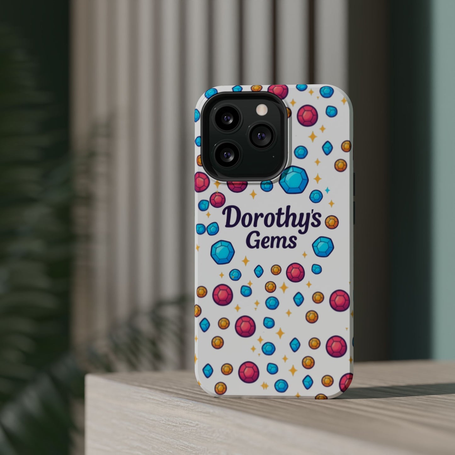 "Dorothy's Gems" Magnetic Impact-Resistant Case