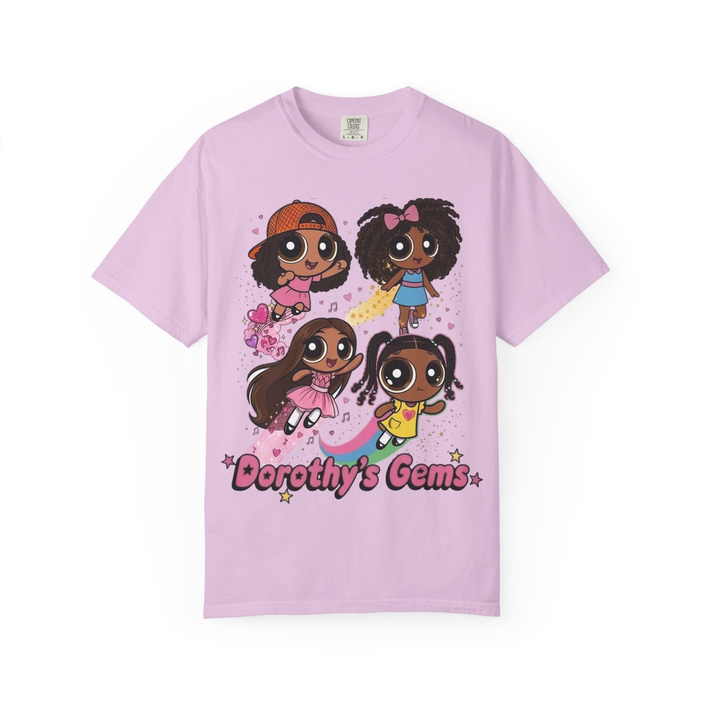 Dorothy's Gems T-Shirt — Cute Diverse Girl Squad Graphic Tee