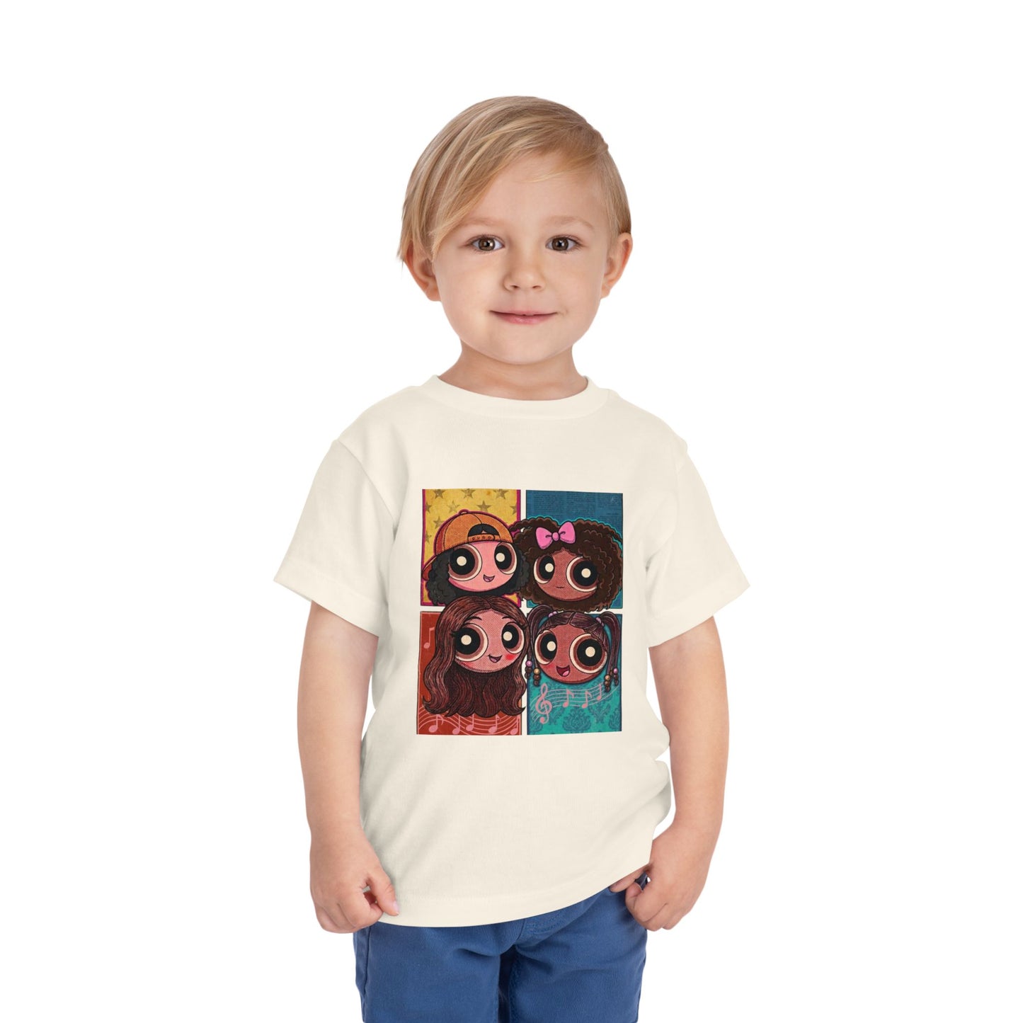"Dorothy's Gems" Toddler Tee — Colorful Cartoon Squad Graphic