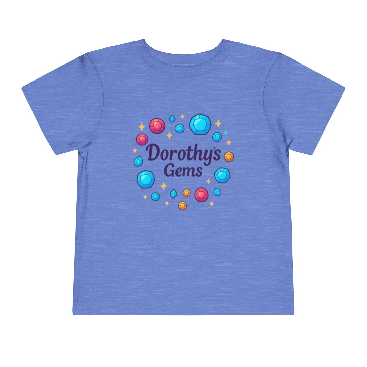 Dorothy's Gems Toddler Tee — Colorful Gemstone Kids Shirt