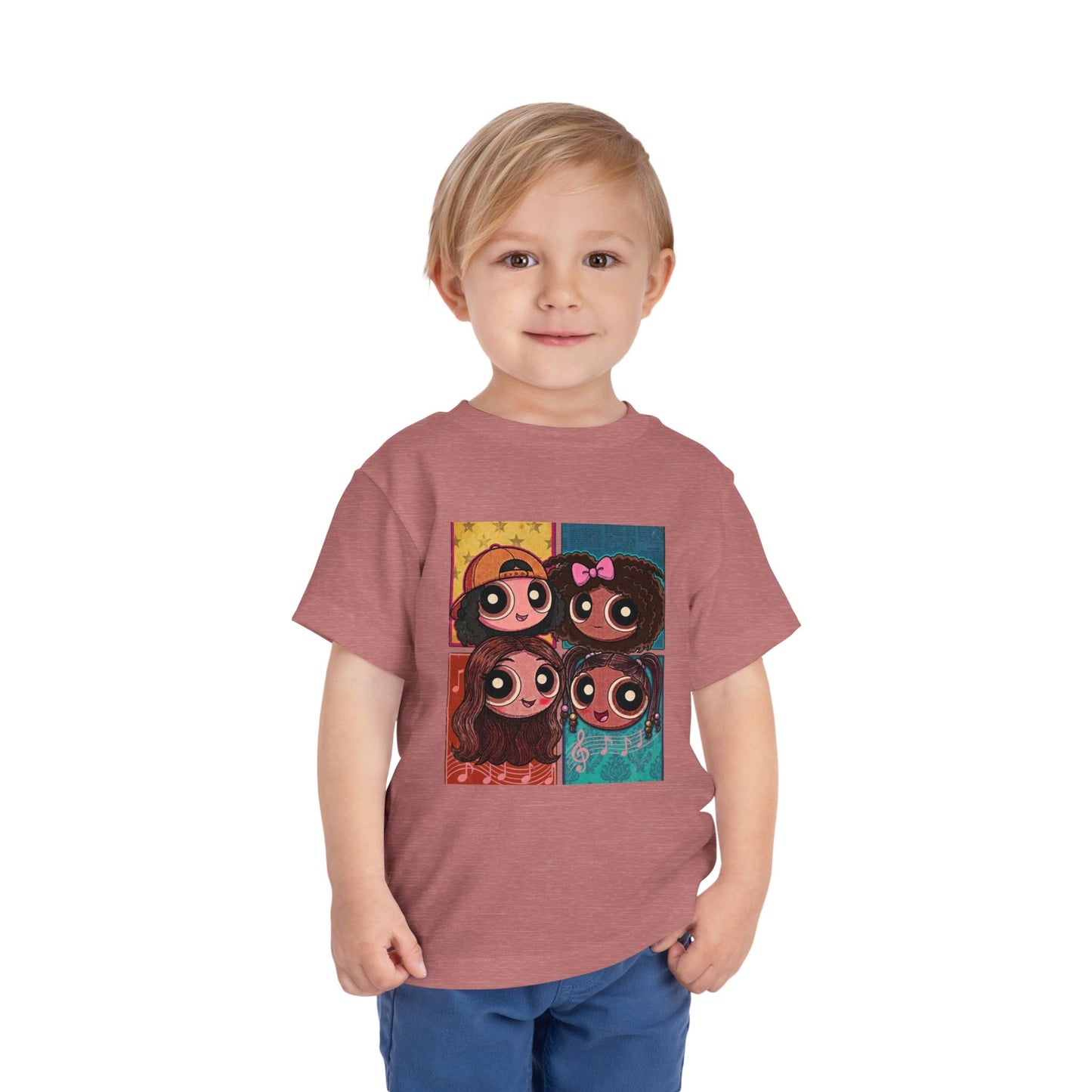 "Dorothy's Gems" Toddler Tee — Colorful Cartoon Squad Graphic