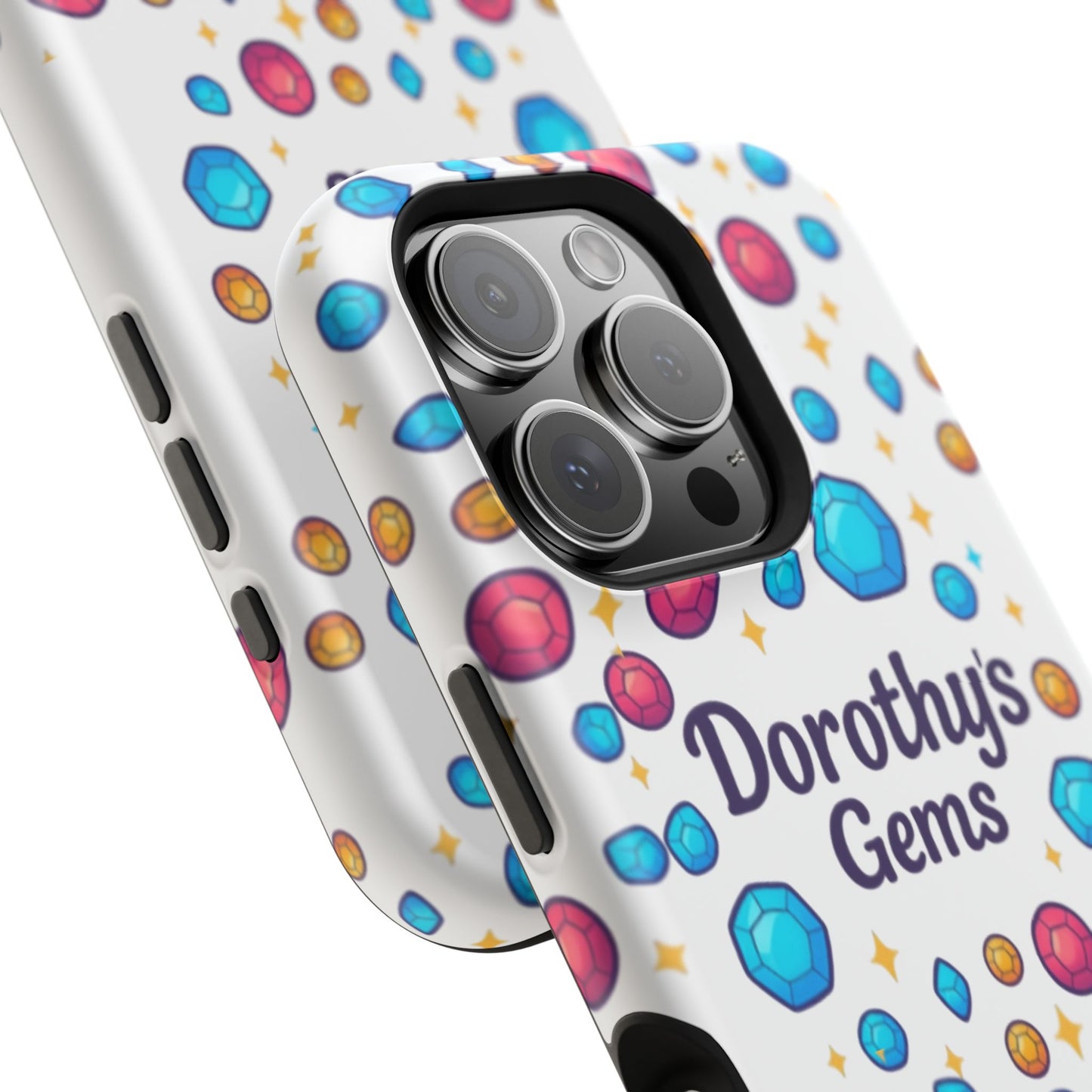 "Dorothy's Gems" Magnetic Impact-Resistant Case