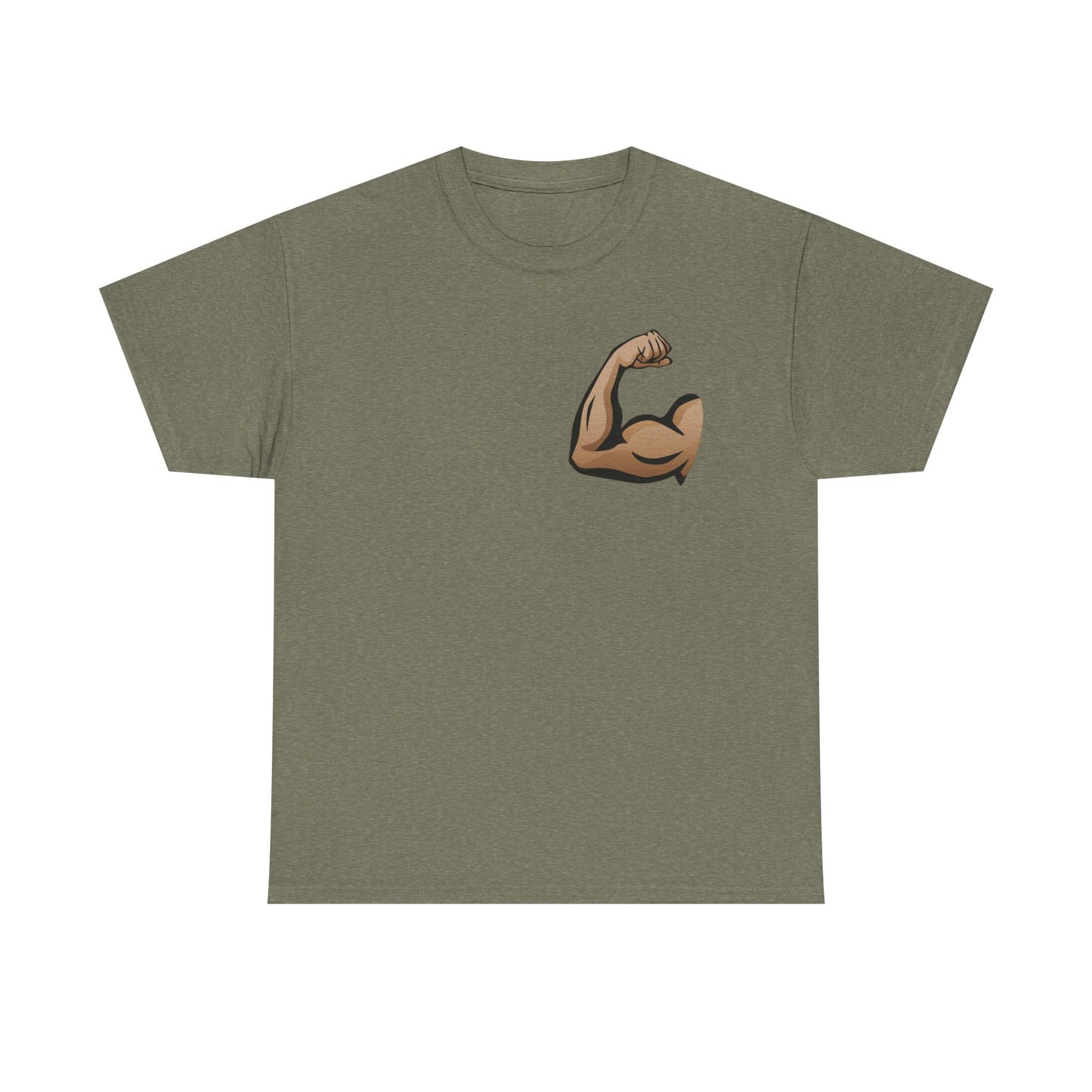 Built Different graphic tee | Flexing Arm Muscle T-Shirt