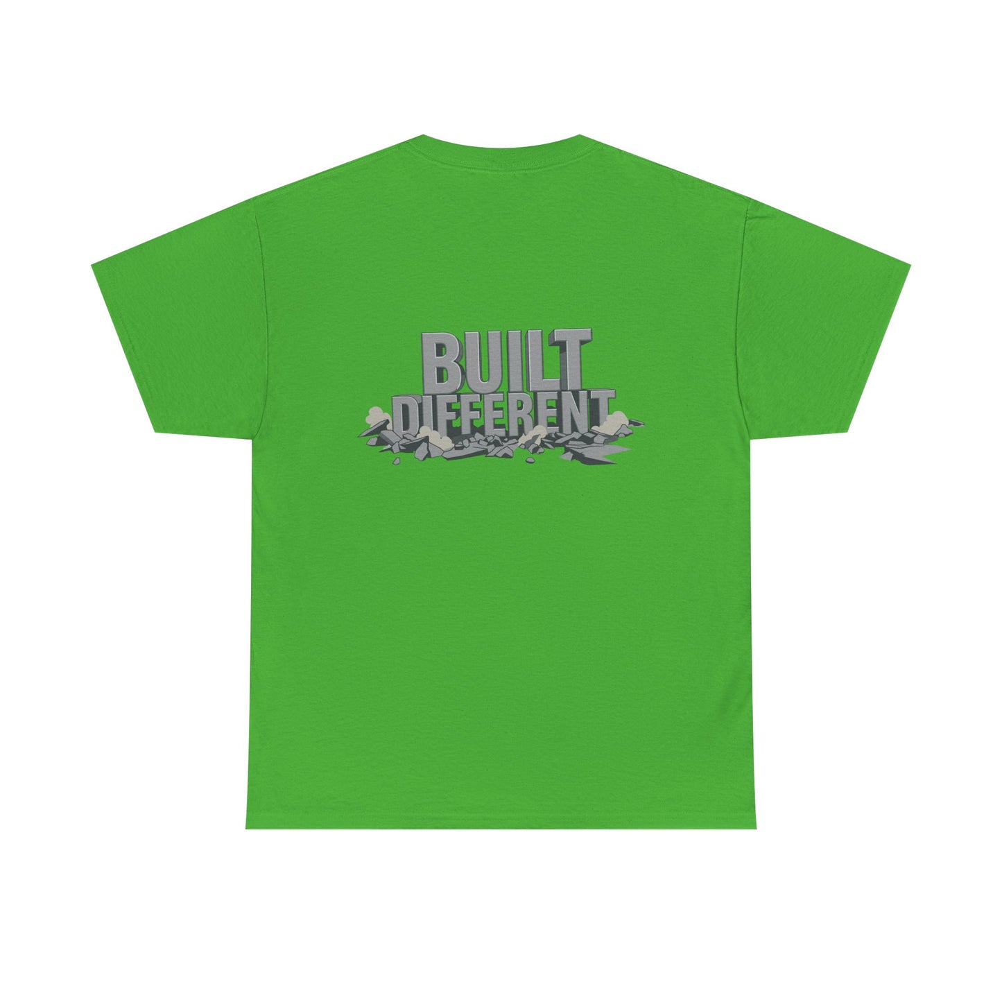 Built Different graphic tee | Flexing Arm Muscle T-Shirt
