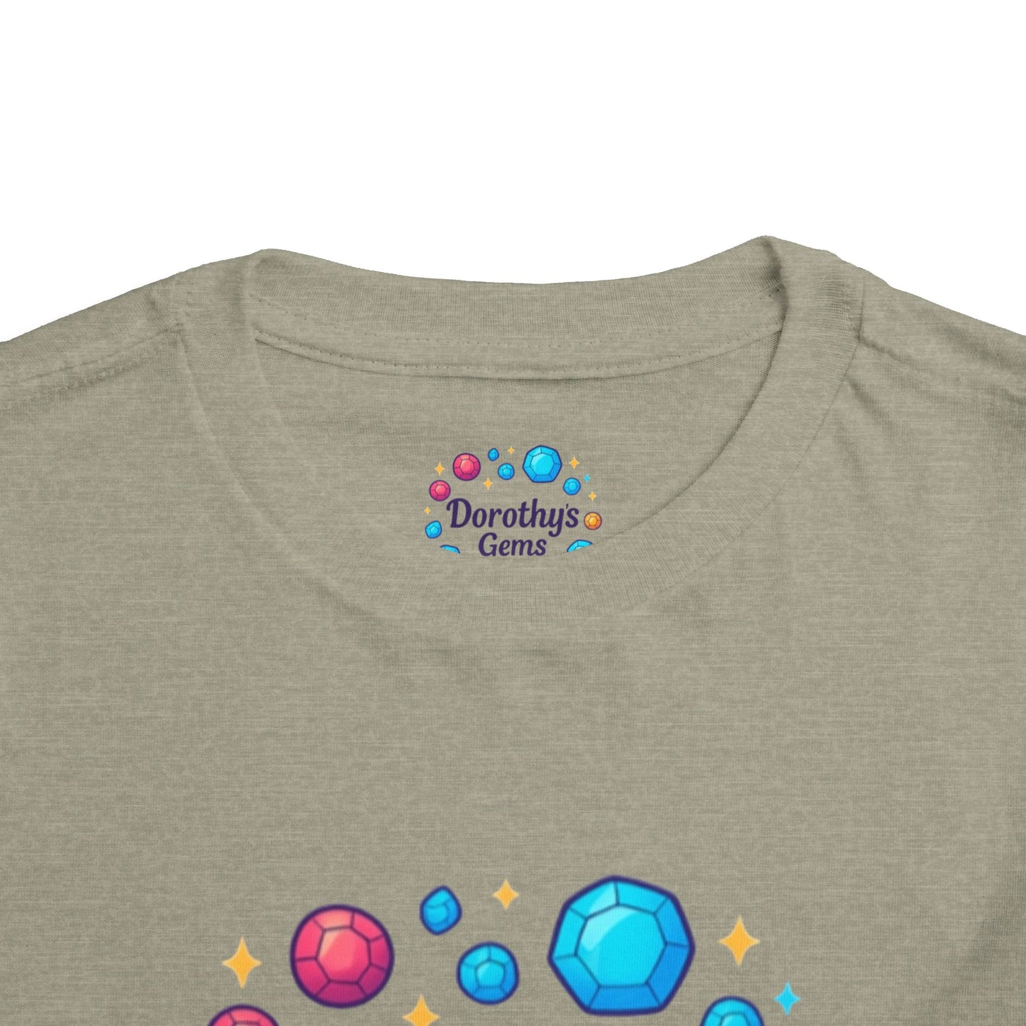 Dorothy's Gems Toddler Tee — Colorful Gemstone Kids Shirt