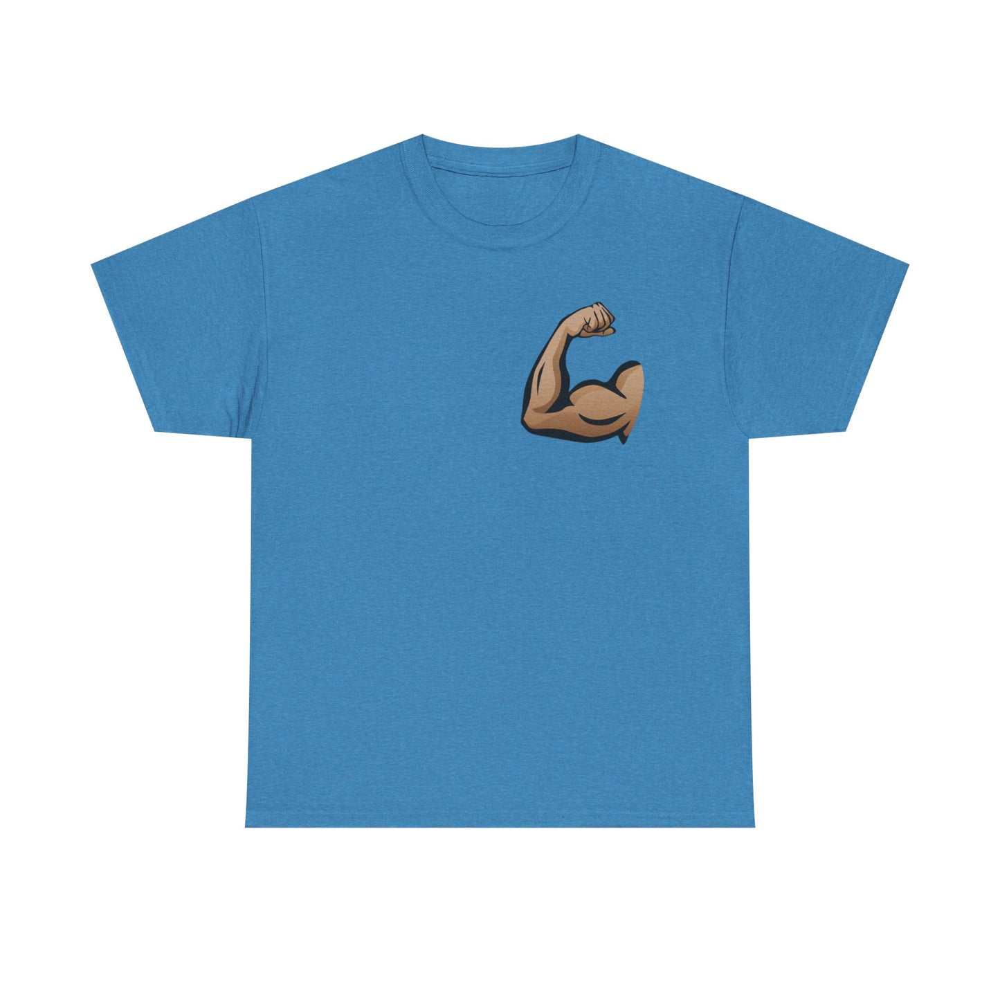 Built Different graphic tee | Flexing Arm Muscle T-Shirt