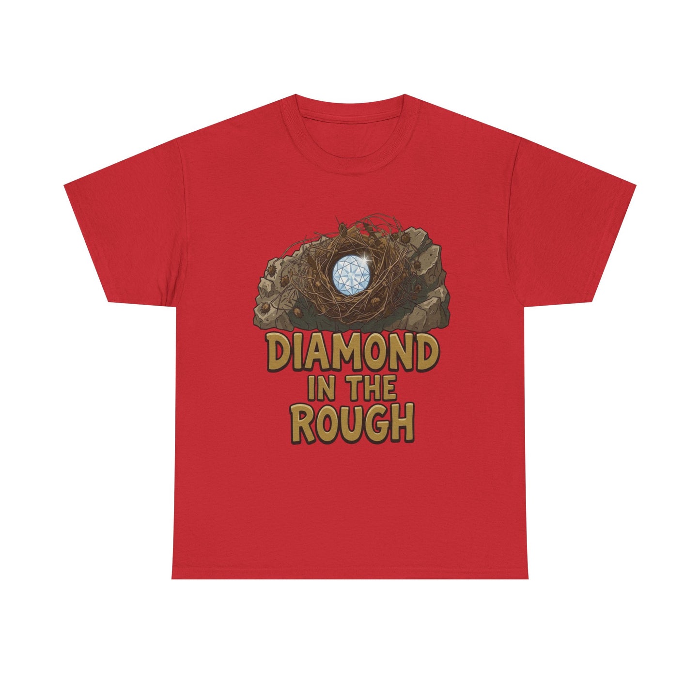 Diamond in the Rough Graphic Tee — Inspirational Nest & Gem Design