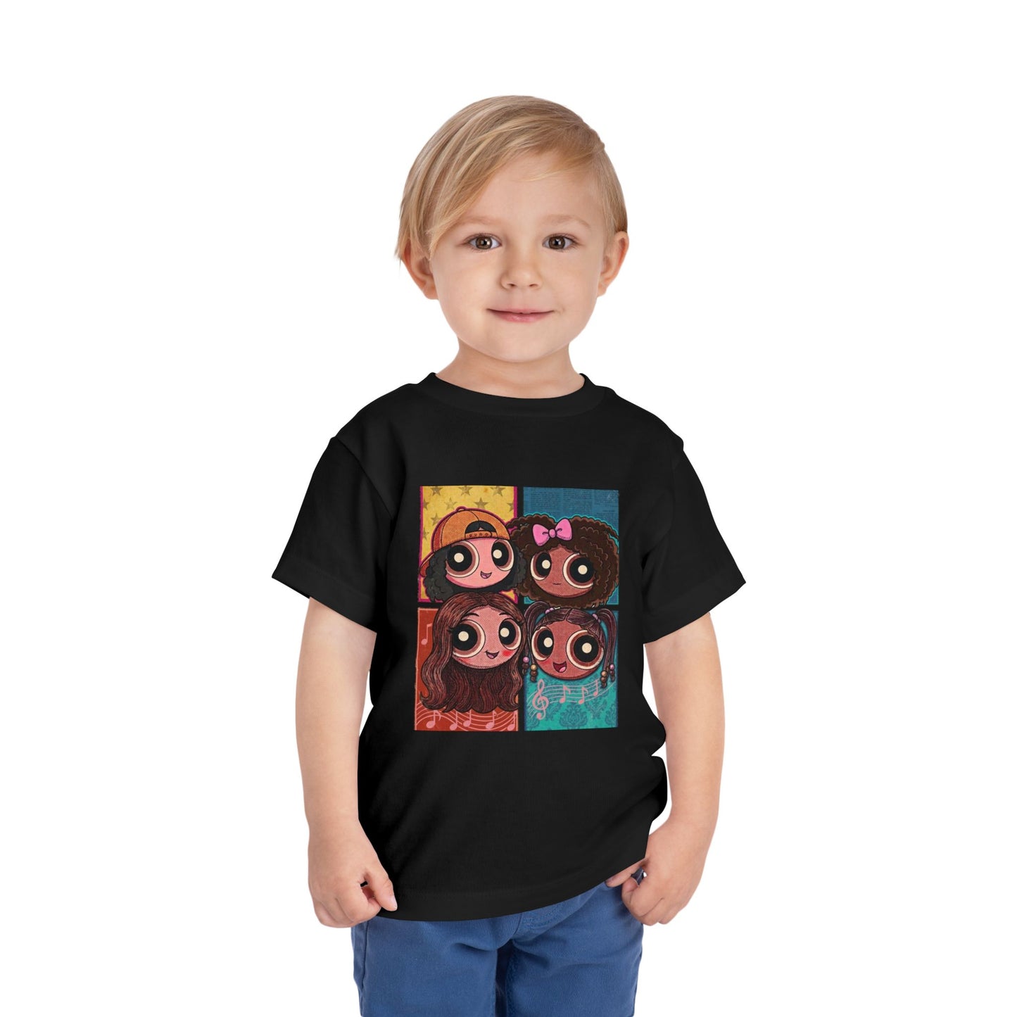 "Dorothy's Gems" Toddler Tee — Colorful Cartoon Squad Graphic