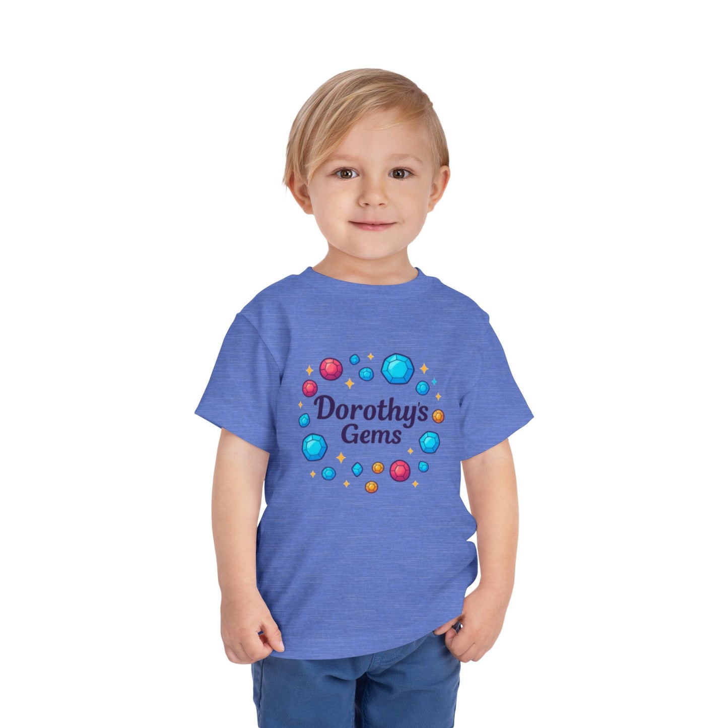 Dorothy's Gems Toddler Tee — Colorful Gemstone Kids Shirt