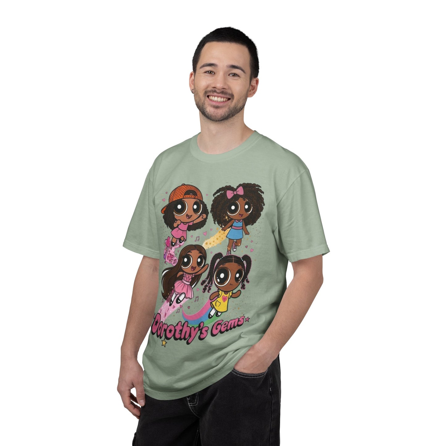 Dorothy's Gems T-Shirt — Cute Diverse Girl Squad Graphic Tee