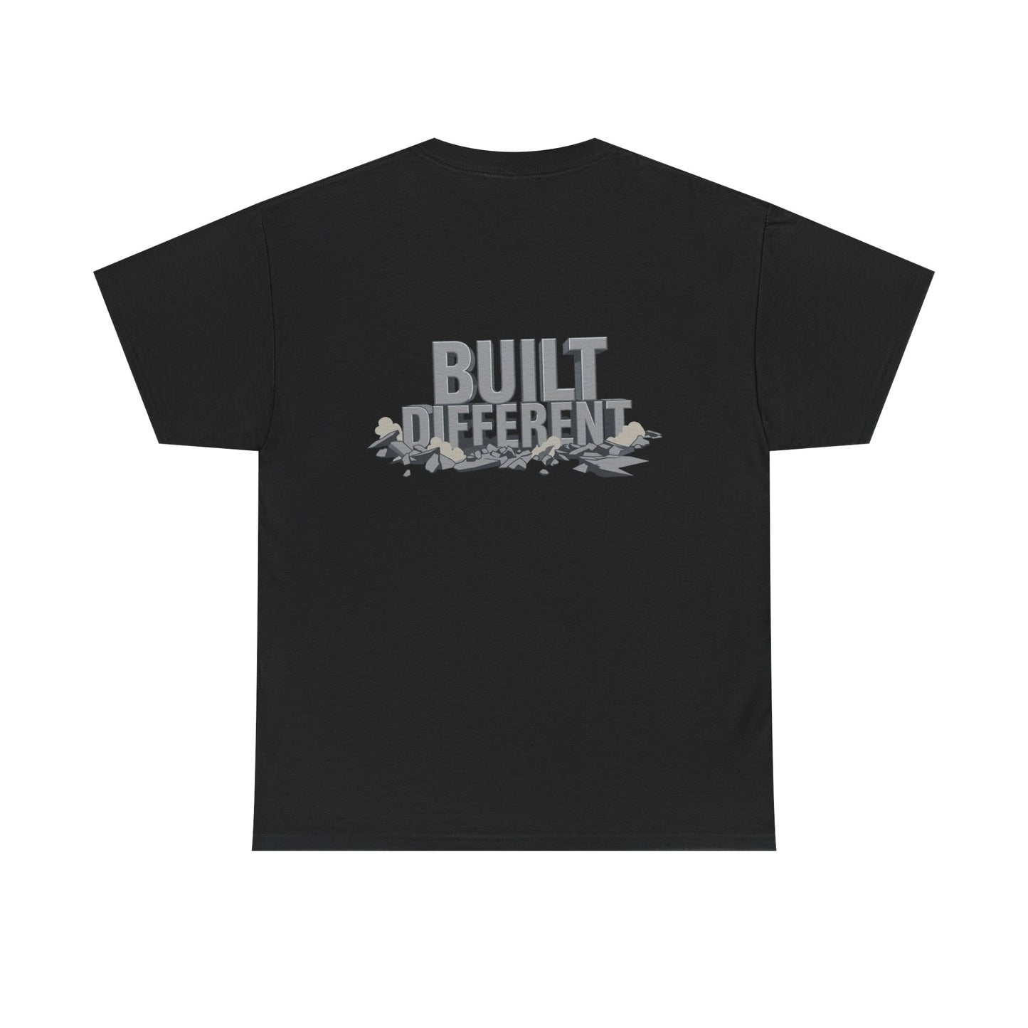 Built Different graphic tee | Flexing Arm Muscle T-Shirt
