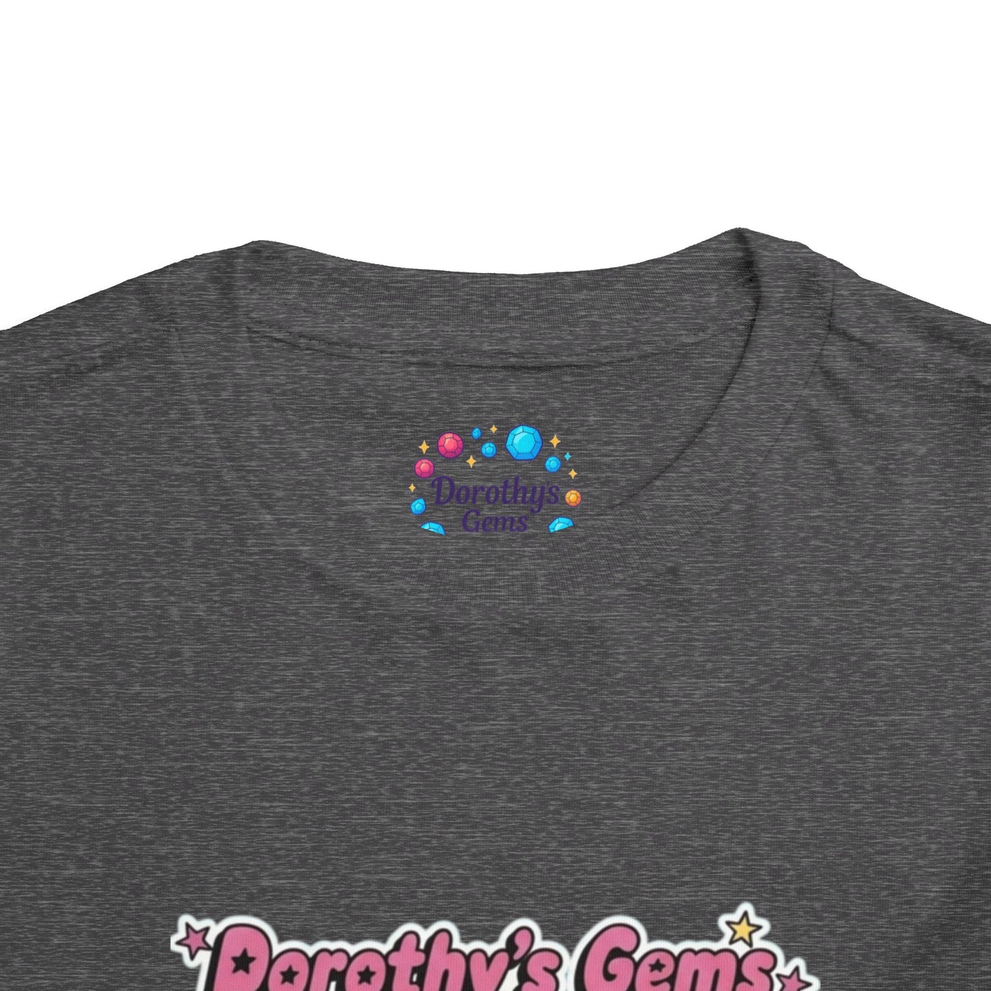 "Dorothy's Gems" Toddler Tee — Colorful Cartoon Squad Graphic