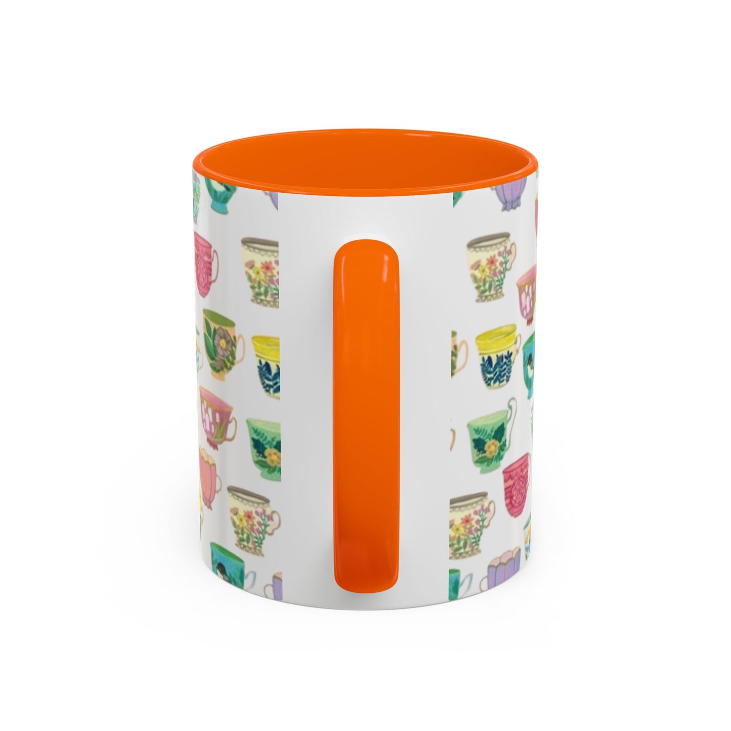 Accent Coffee Mug — "Sometimes You Need to Be Okay with Not Being Everyone's Cup of Tea" Floral Teacup Pattern