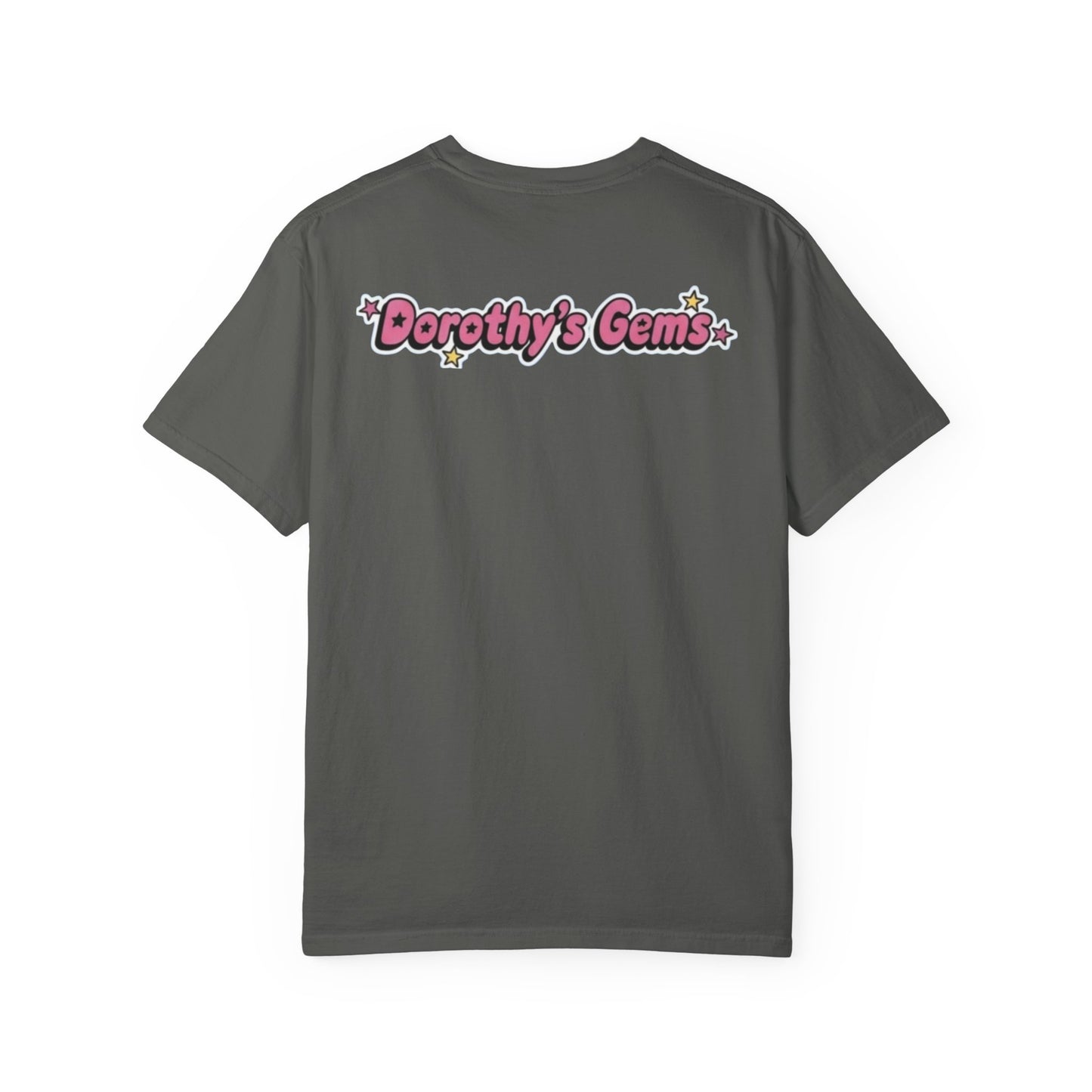 Dorothy’s Gems Crewneck T-Shirt — Cute Cartoon Girl Group with Colorful Gems