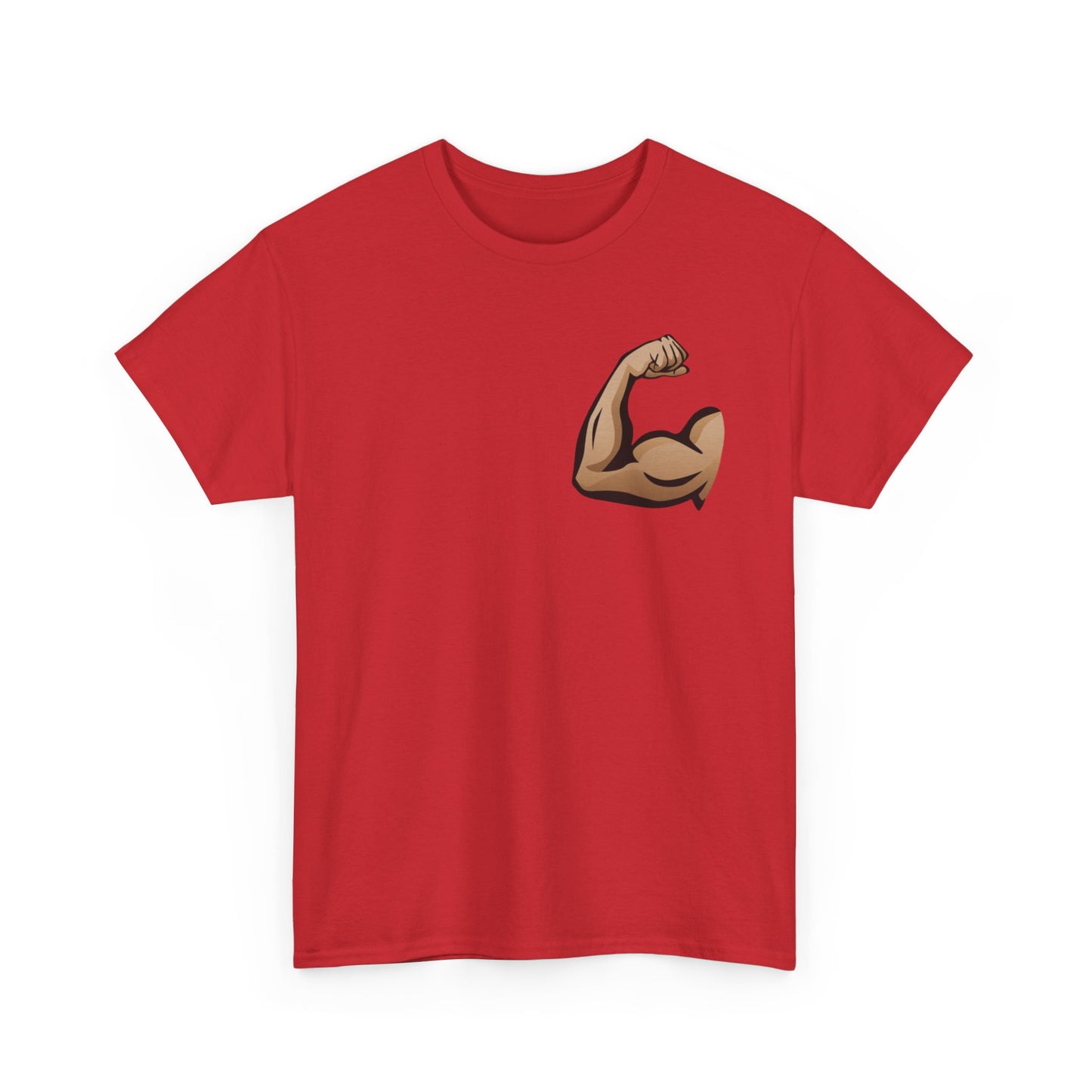 Built Different graphic tee | Flexing Arm Muscle T-Shirt