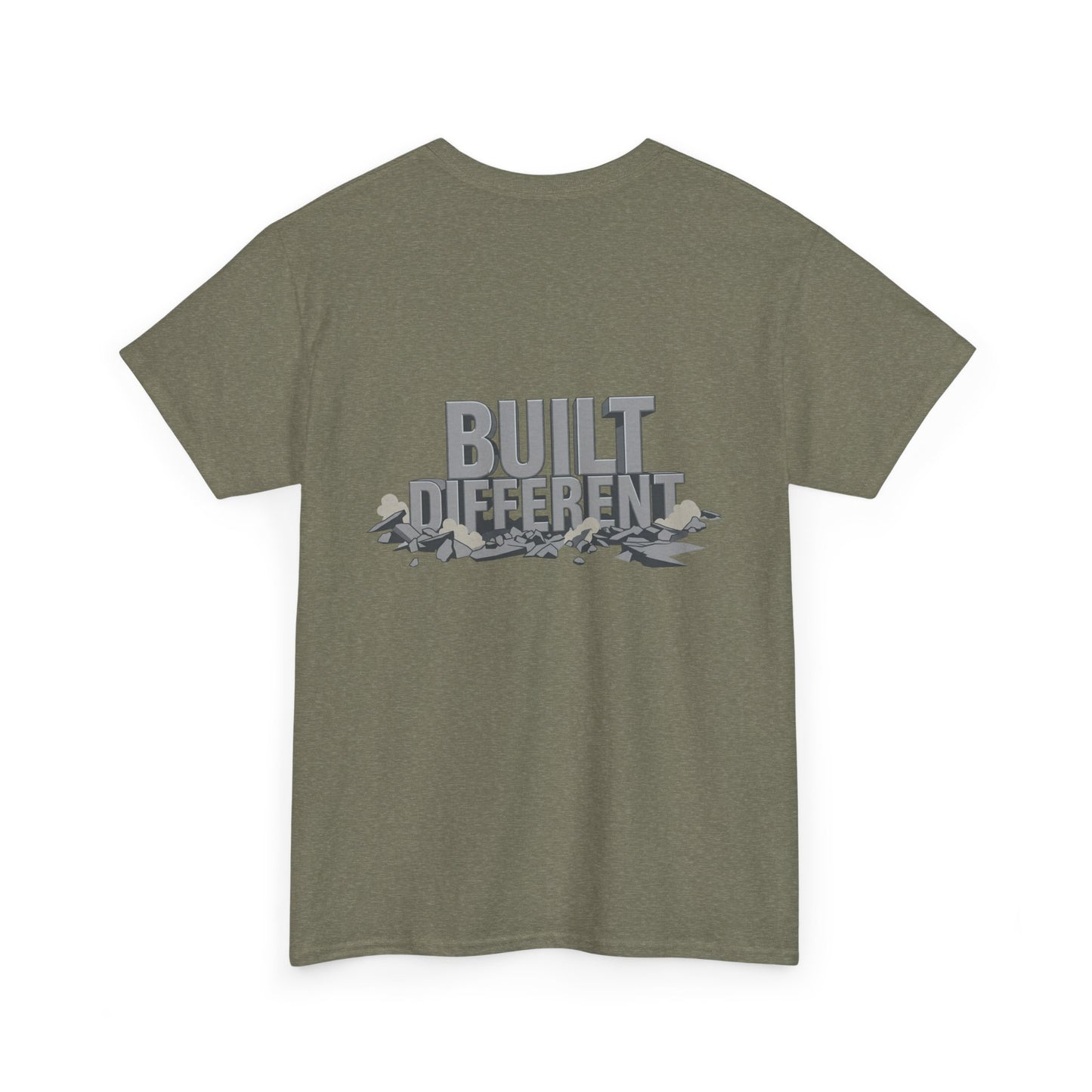 Built Different graphic tee | Flexing Arm Muscle T-Shirt