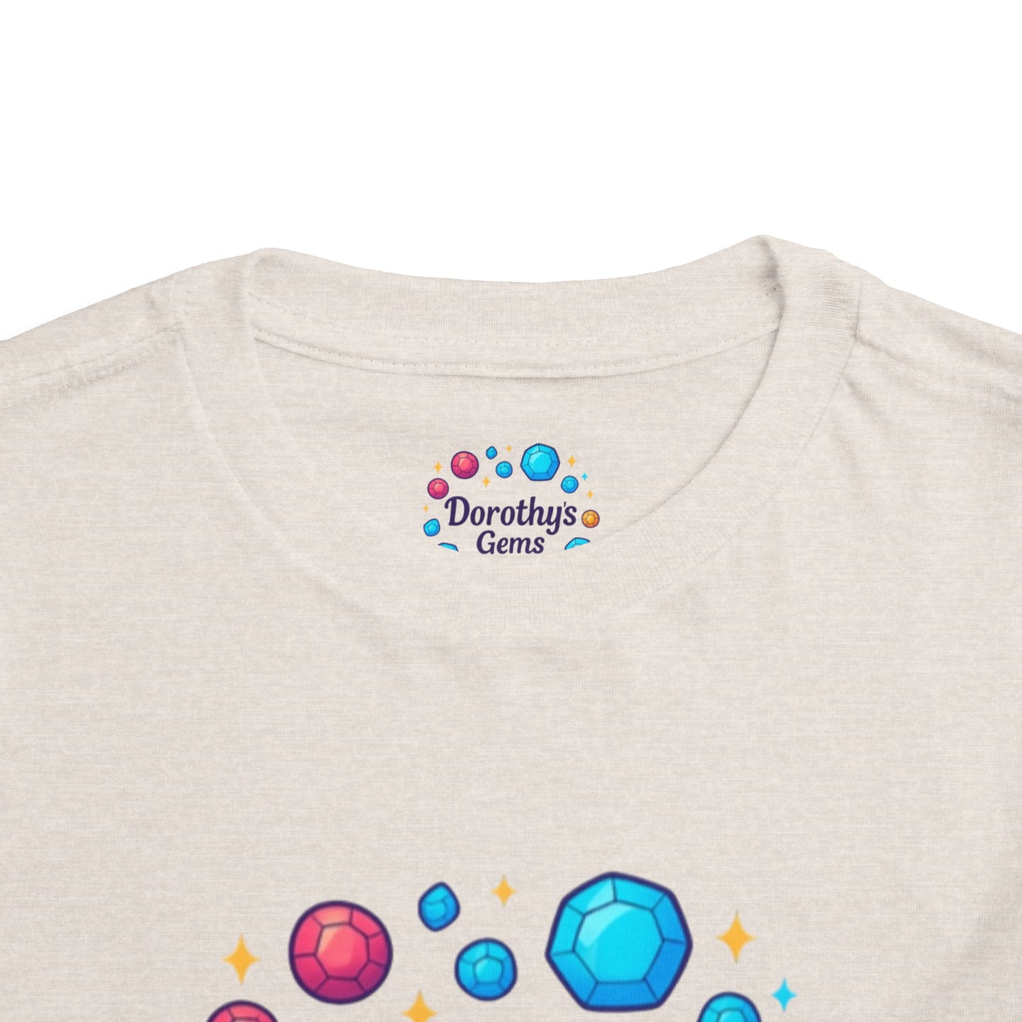 Dorothy's Gems Toddler Tee — Colorful Gemstone Kids Shirt