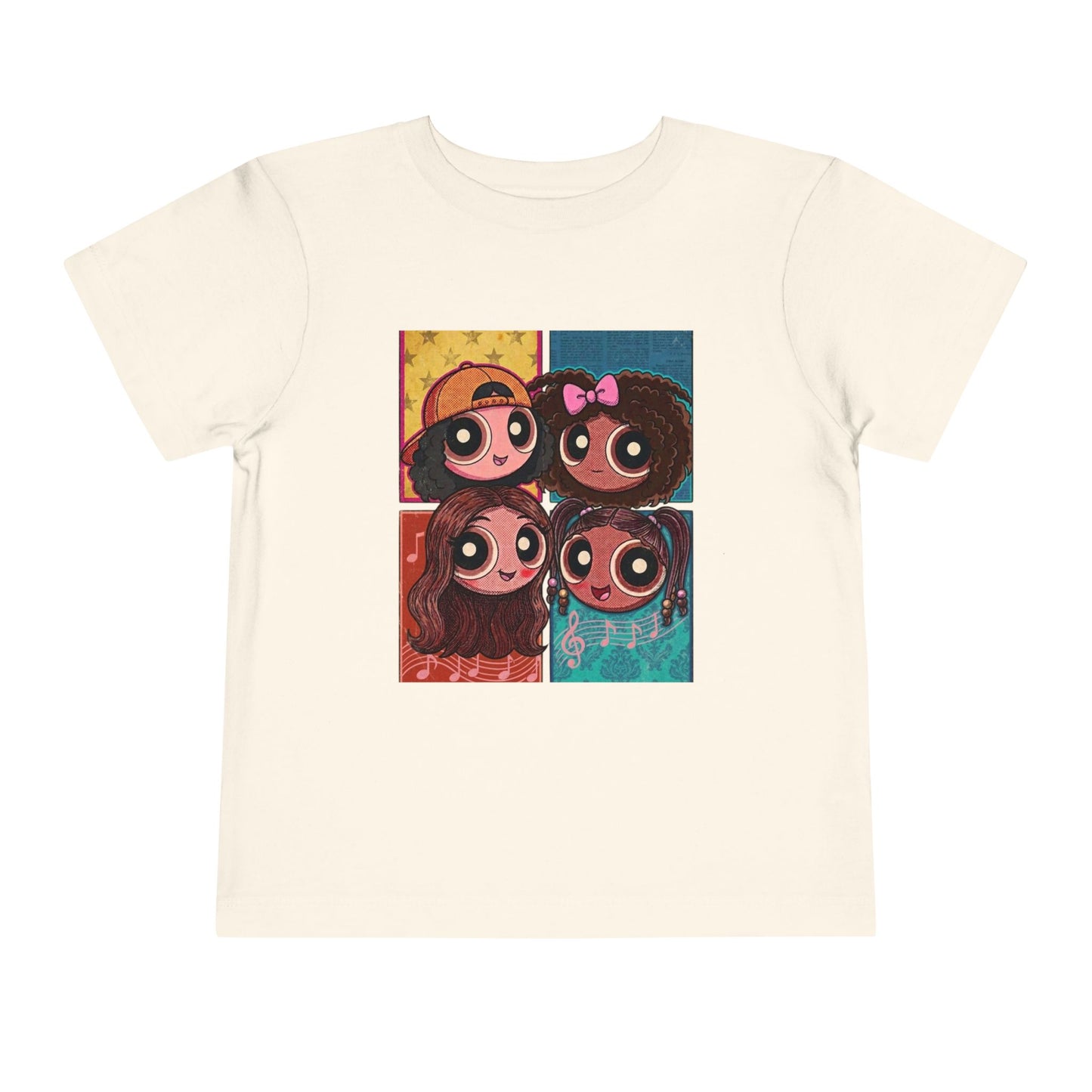 "Dorothy's Gems" Toddler Tee — Colorful Cartoon Squad Graphic