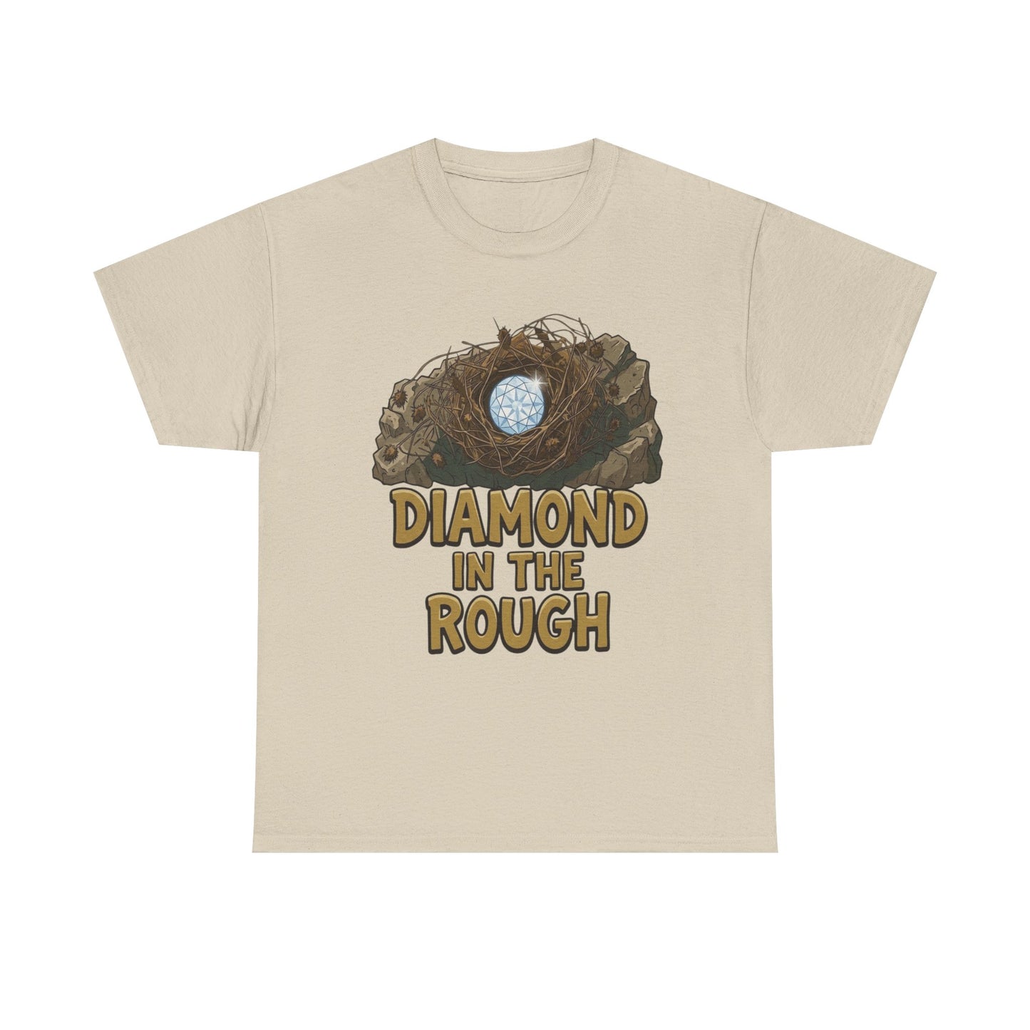Diamond in the Rough Graphic Tee — Inspirational Nest & Gem Design