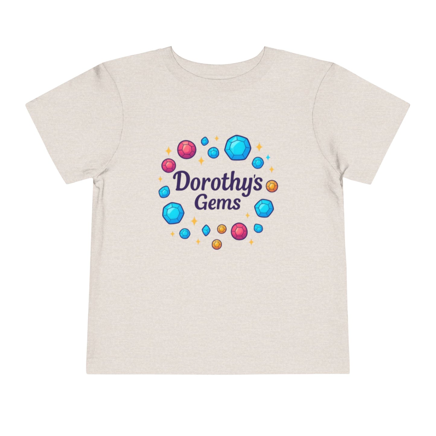 Dorothy's Gems Toddler Tee — Colorful Gemstone Kids Shirt