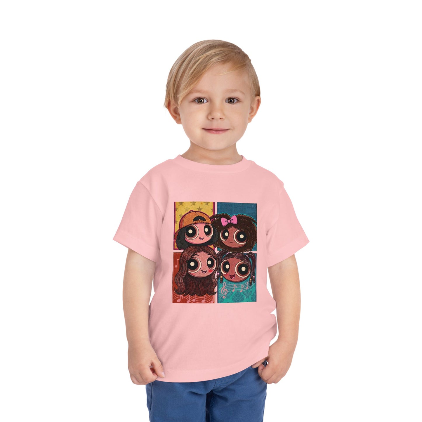 "Dorothy's Gems" Toddler Tee — Colorful Cartoon Squad Graphic