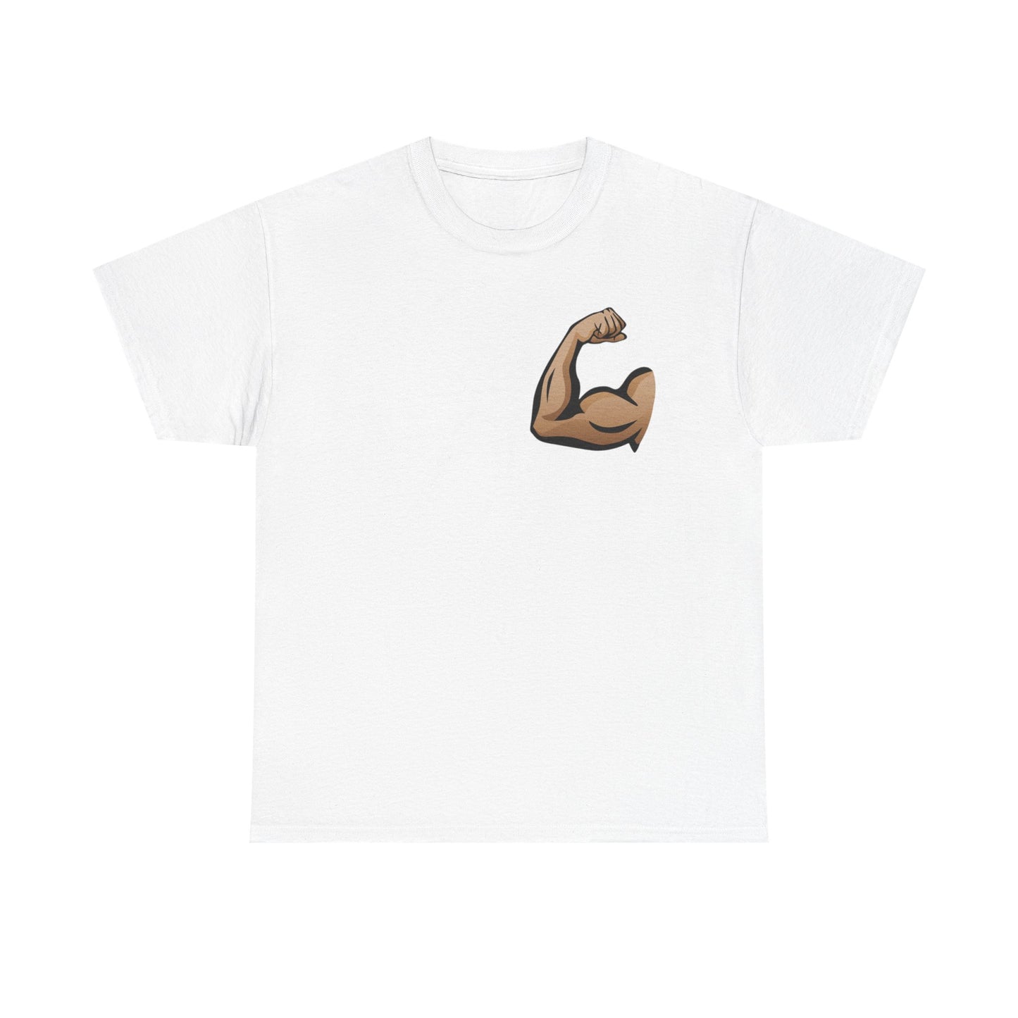 Built Different graphic tee | Flexing Arm Muscle T-Shirt