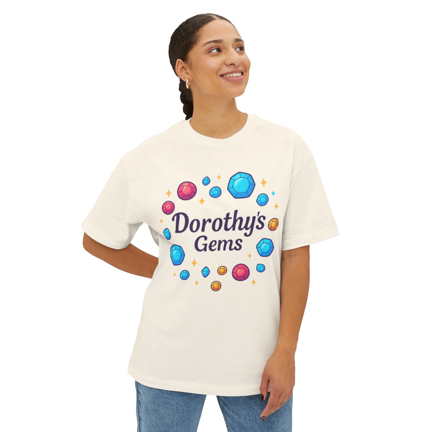 Dorothy's Gems Tee — Colorful Gemstone Logo T-Shirt