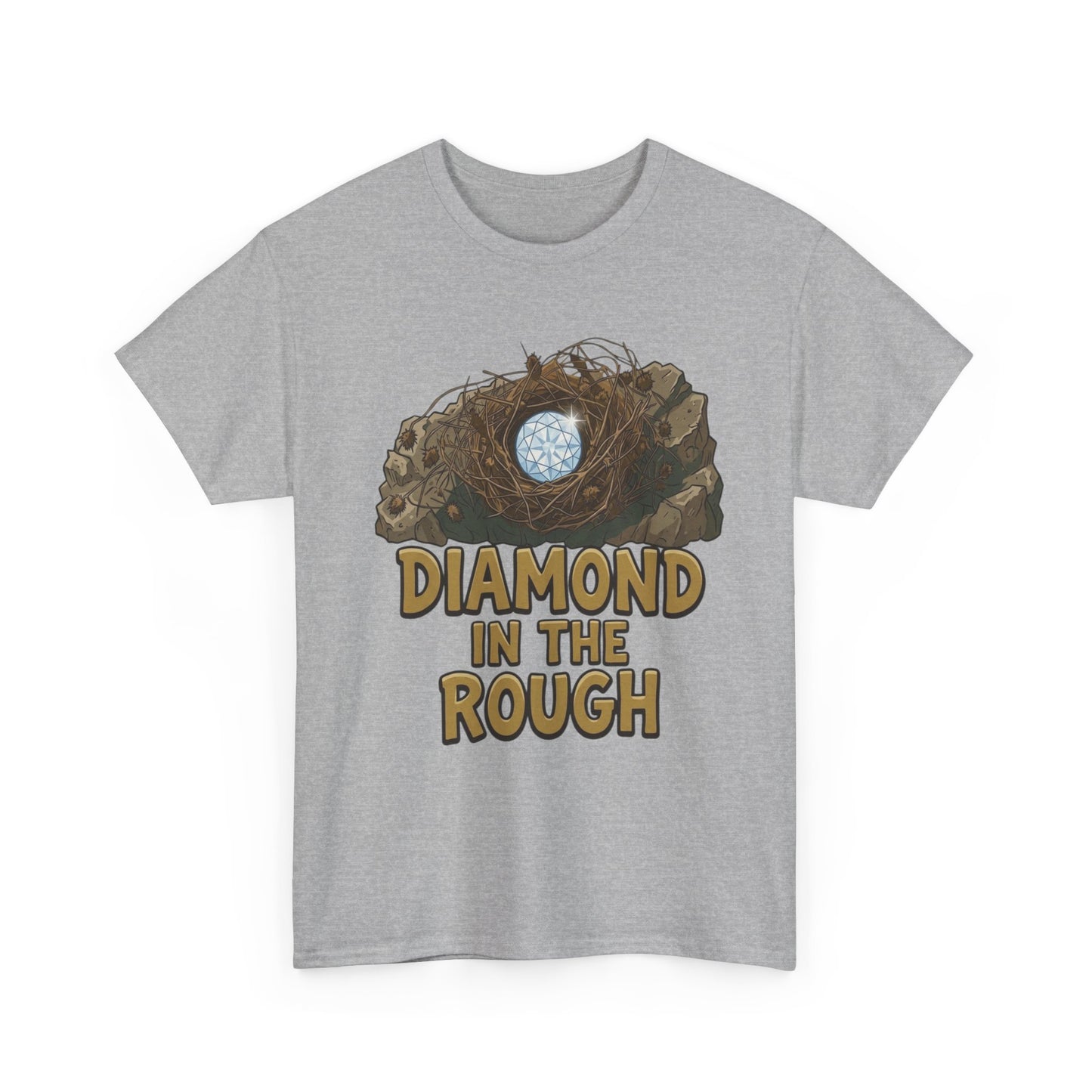 Diamond in the Rough Graphic Tee — Inspirational Nest & Gem Design