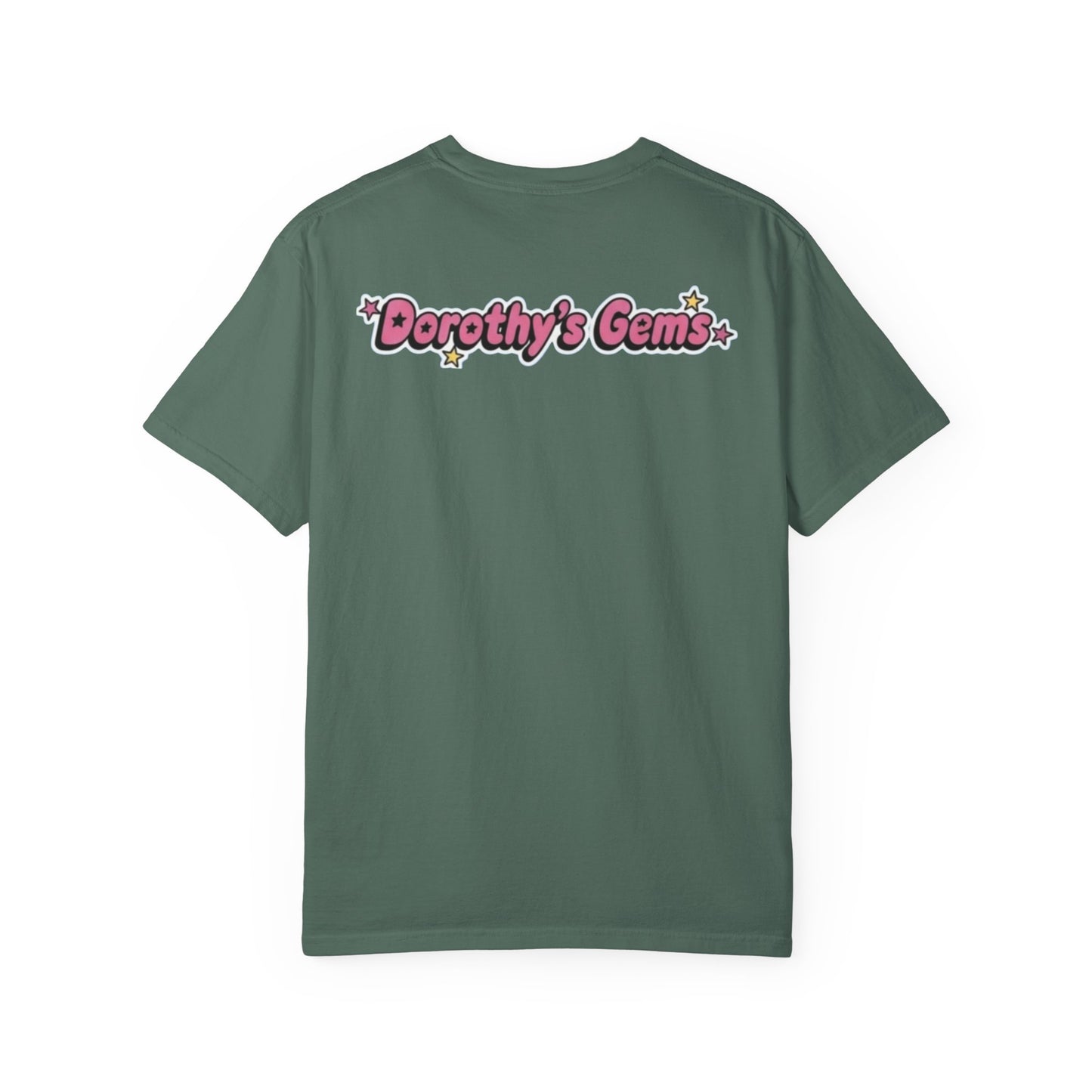 Dorothy’s Gems Crewneck T-Shirt — Cute Cartoon Girl Group with Colorful Gems