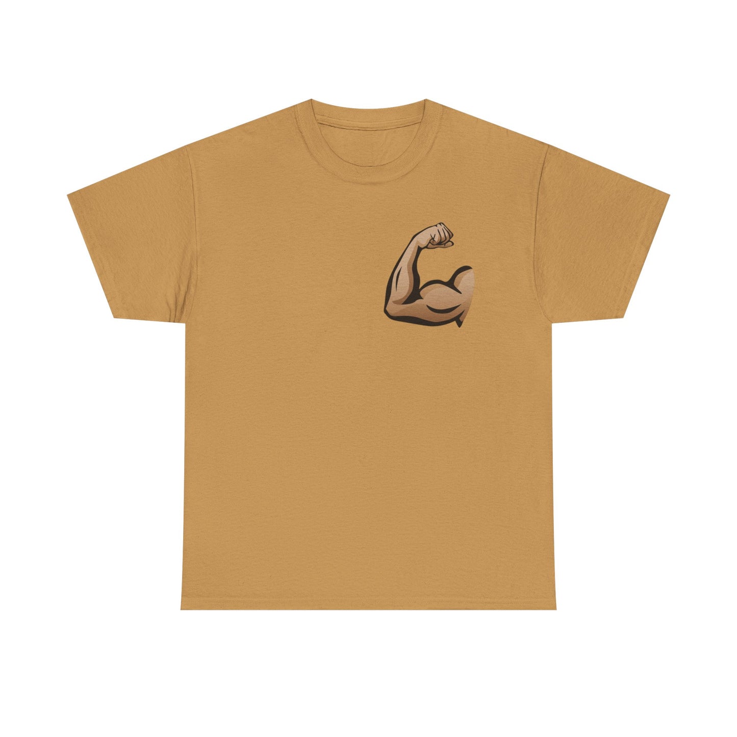 Built Different graphic tee | Flexing Arm Muscle T-Shirt