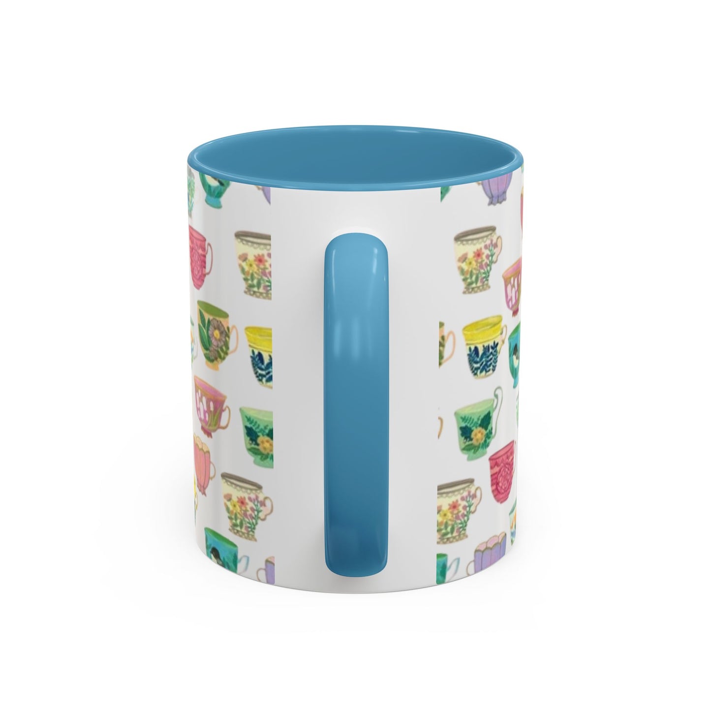 Accent Coffee Mug — "Sometimes You Need to Be Okay with Not Being Everyone's Cup of Tea" Floral Teacup Pattern