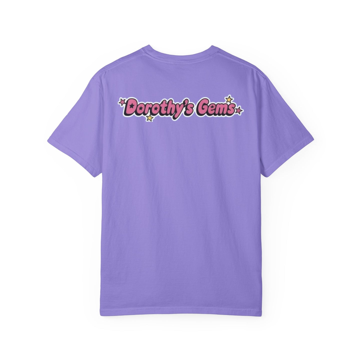 Dorothy’s Gems Crewneck T-Shirt — Cute Cartoon Girl Group with Colorful Gems