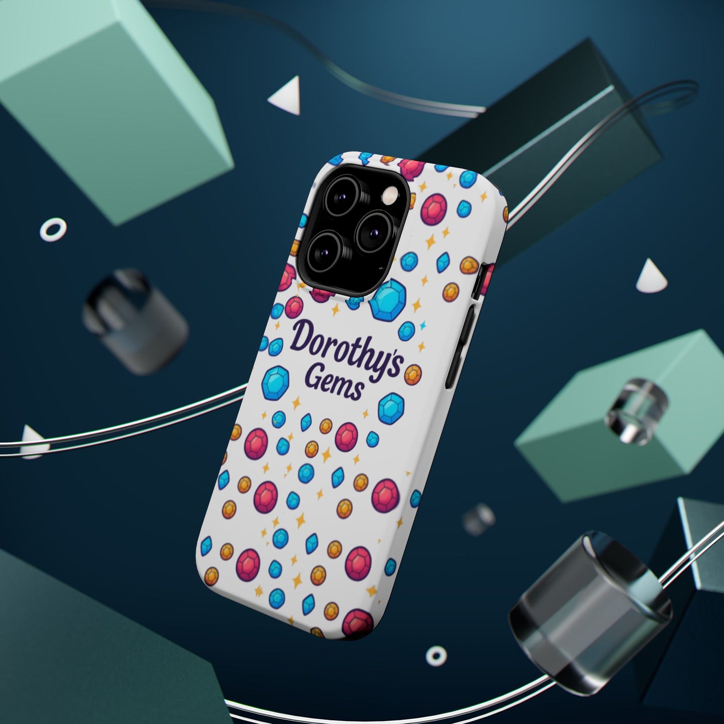 "Dorothy's Gems" Magnetic Impact-Resistant Case