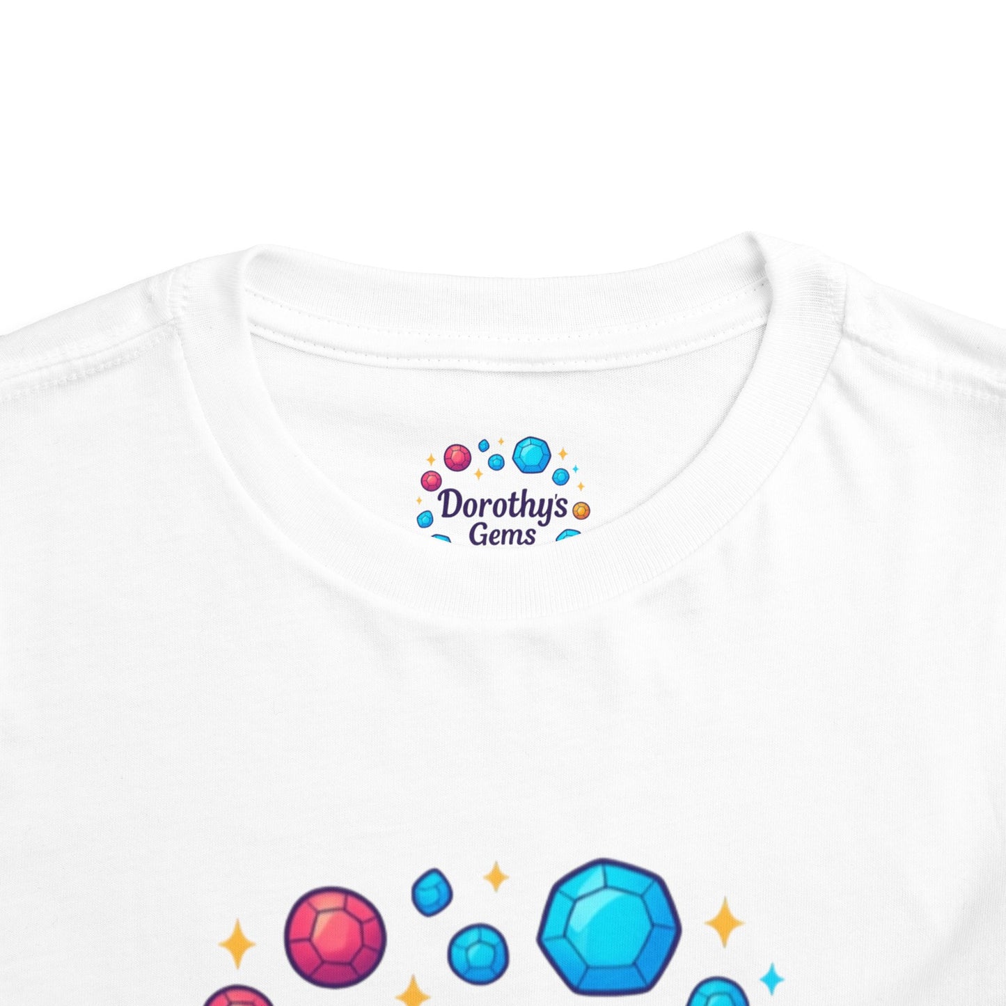 Dorothy's Gems Toddler Tee — Colorful Gemstone Kids Shirt