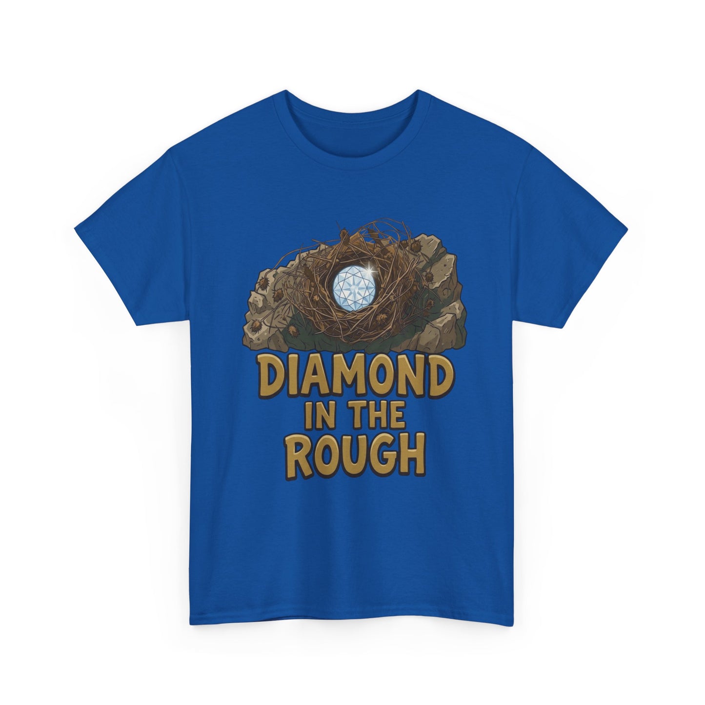 Diamond in the Rough Graphic Tee — Inspirational Nest & Gem Design