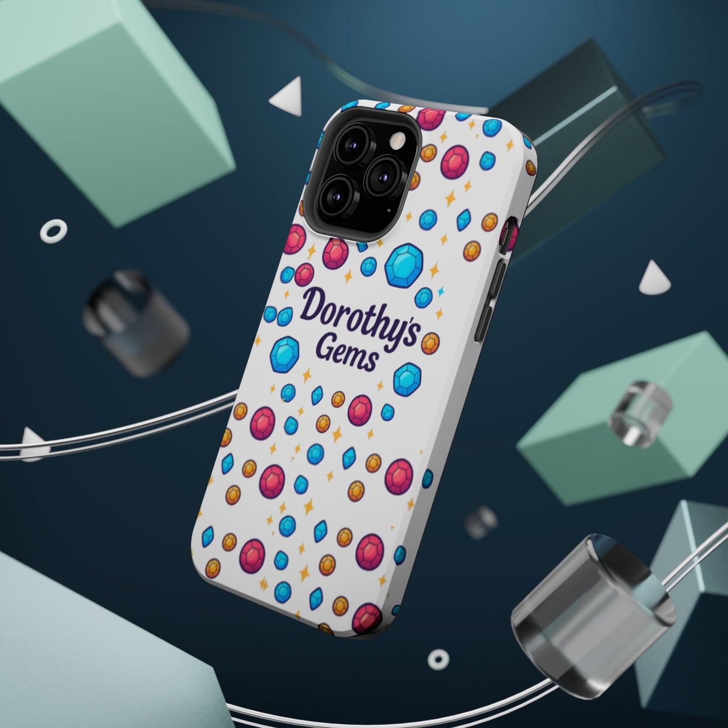 "Dorothy's Gems" Magnetic Impact-Resistant Case