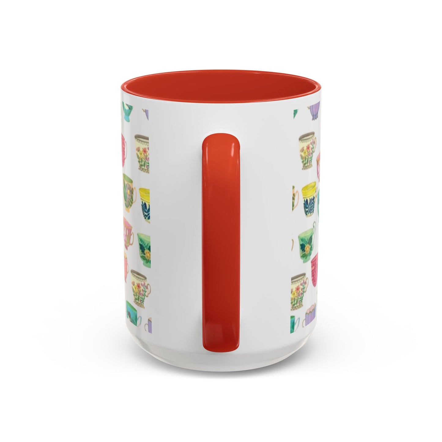 Accent Coffee Mug — "Sometimes You Need to Be Okay with Not Being Everyone's Cup of Tea" Floral Teacup Pattern