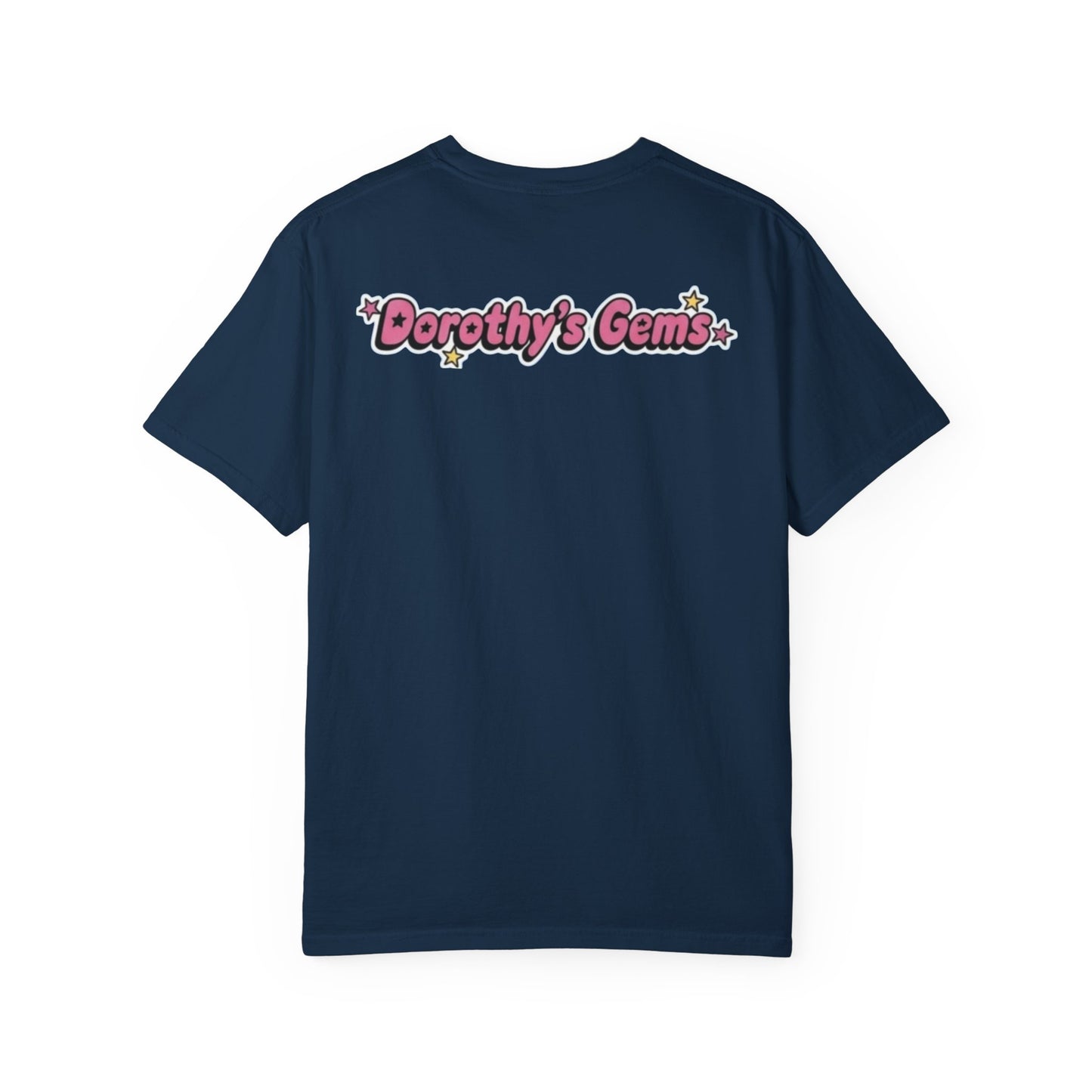 Dorothy’s Gems Crewneck T-Shirt — Cute Cartoon Girl Group with Colorful Gems