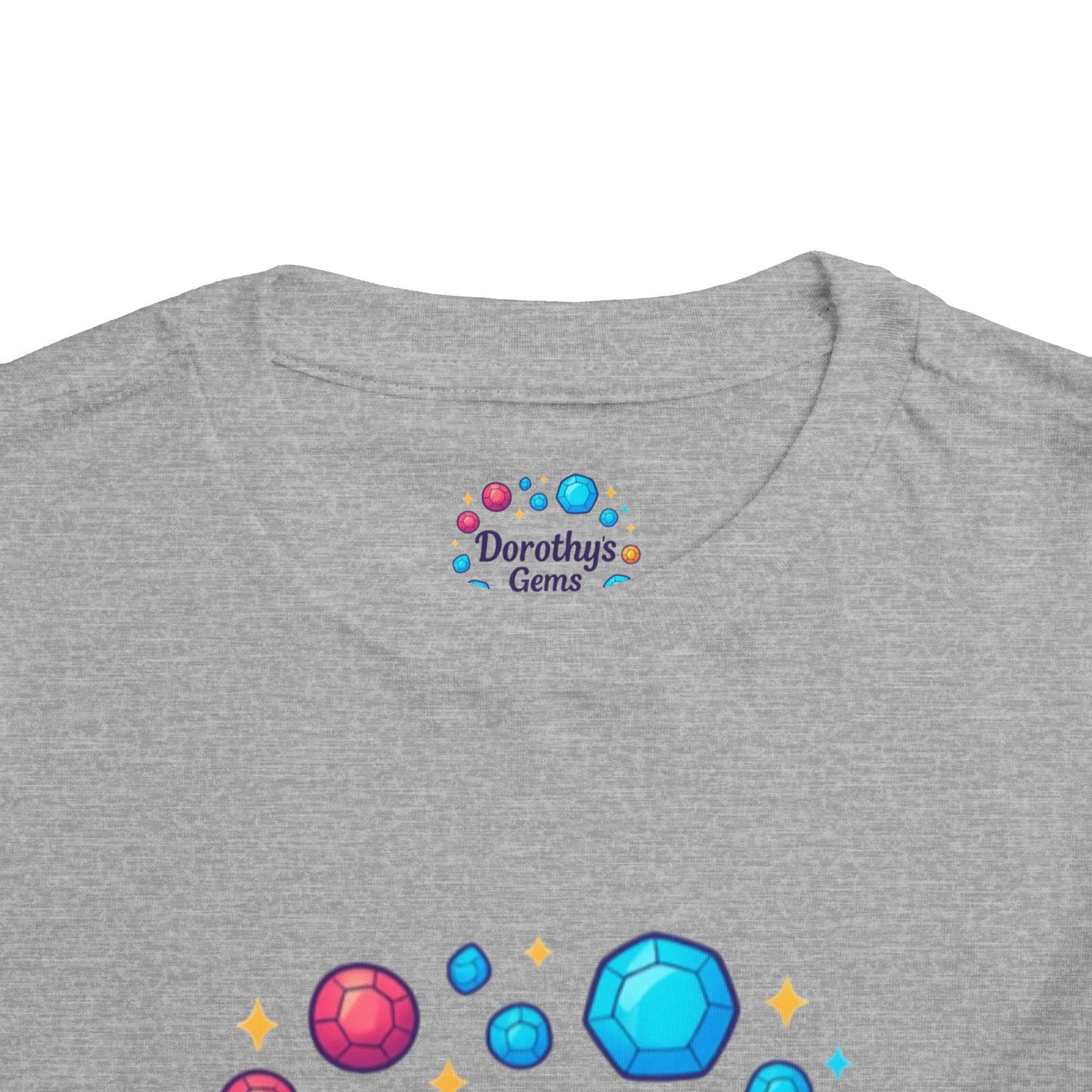 Dorothy's Gems Toddler Tee — Colorful Gemstone Kids Shirt