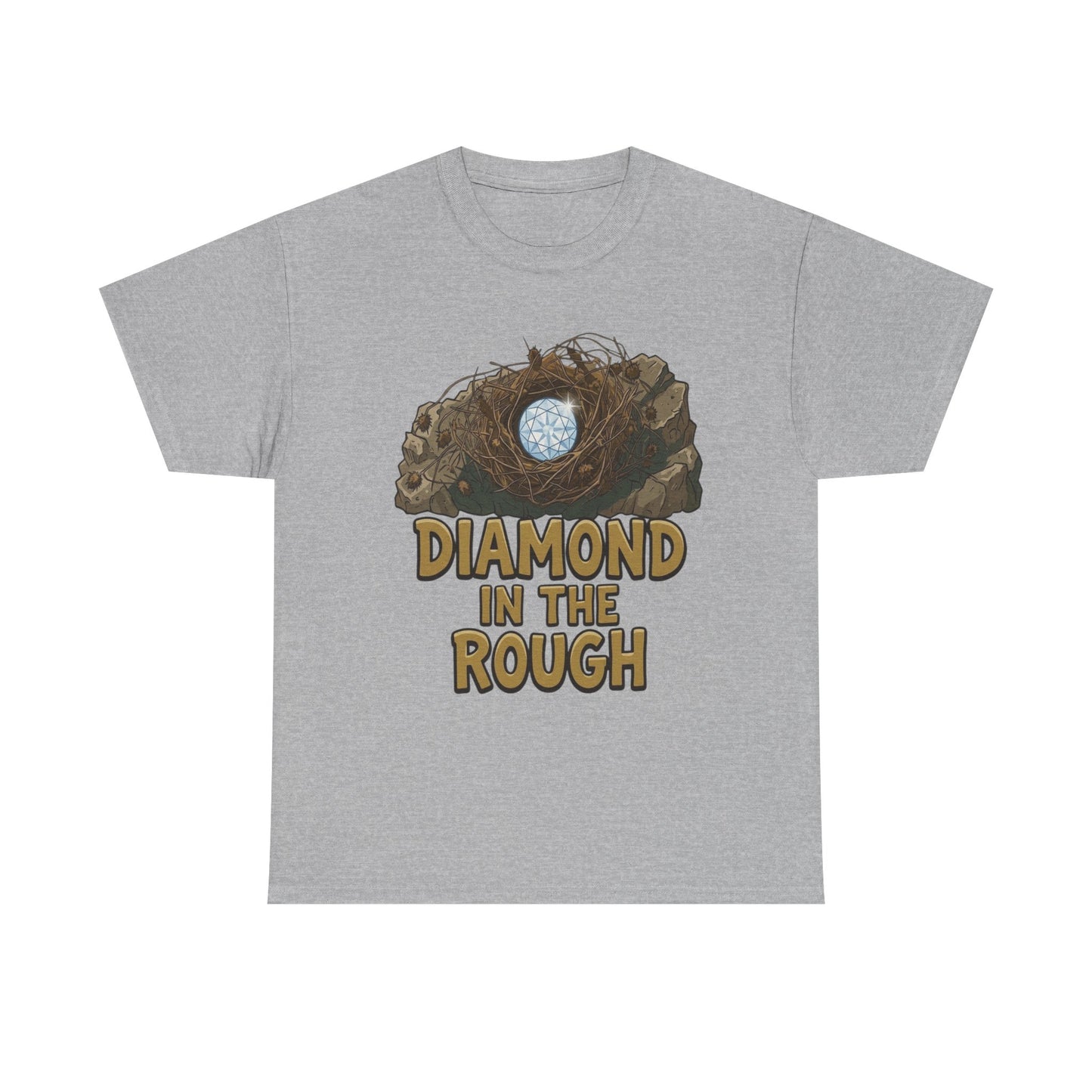 Diamond in the Rough Graphic Tee — Inspirational Nest & Gem Design