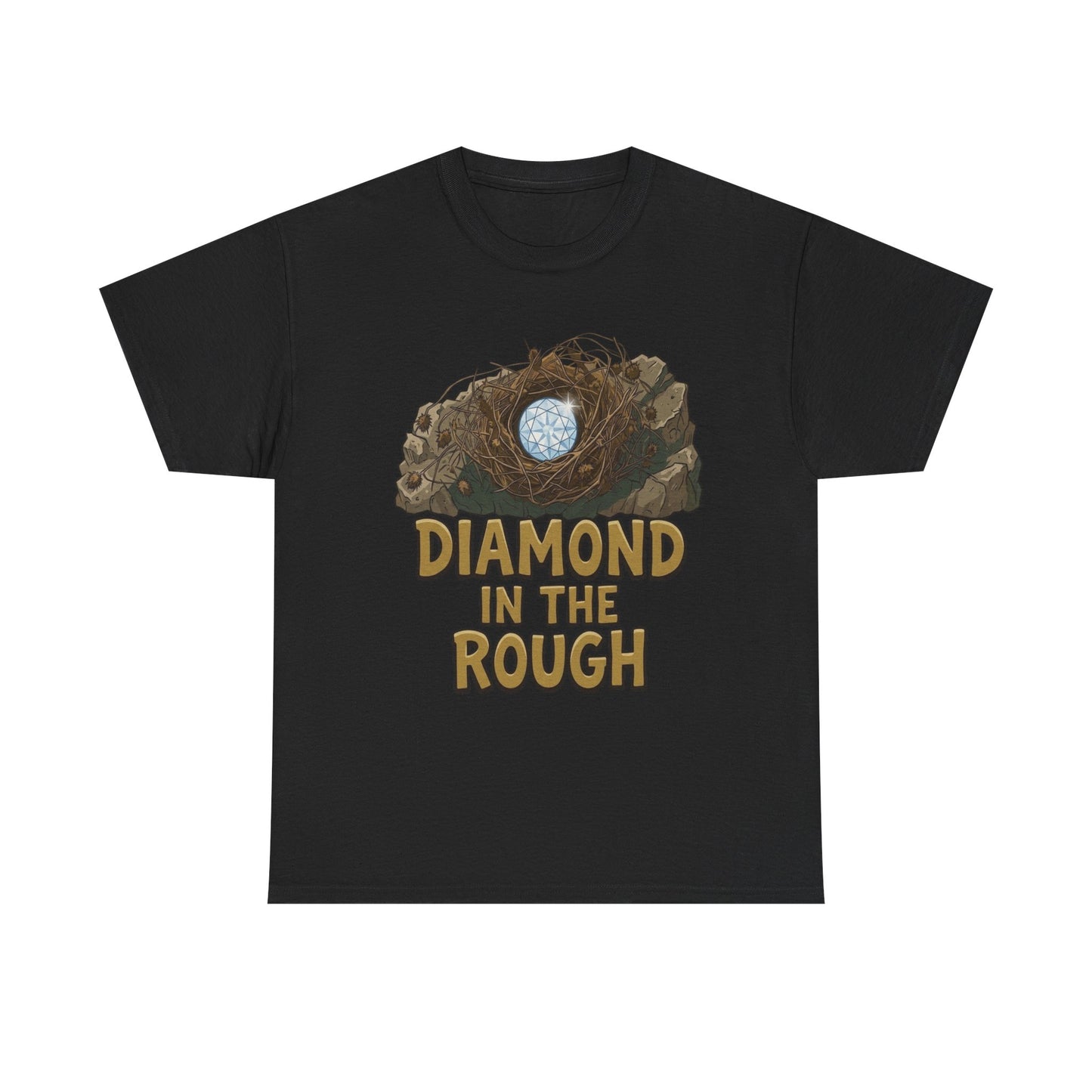 Diamond in the Rough Graphic Tee — Inspirational Nest & Gem Design