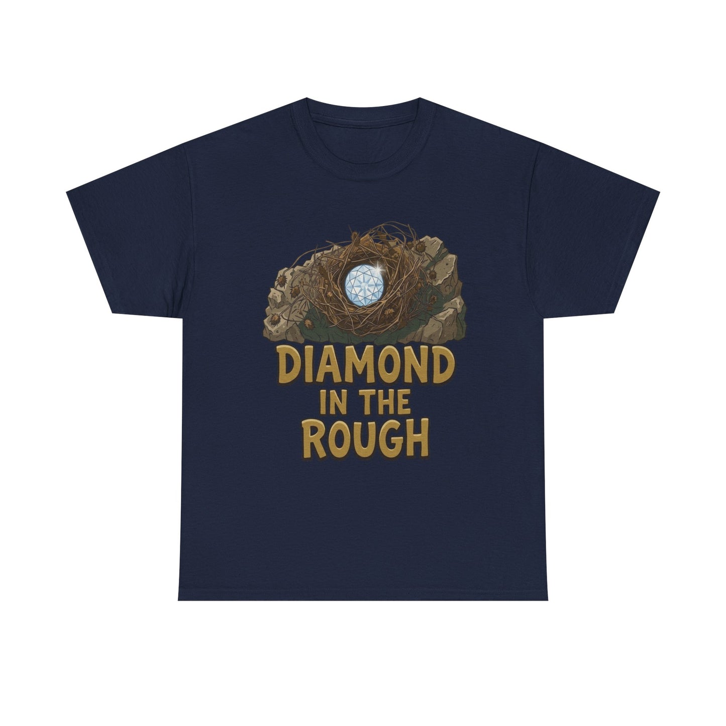 Diamond in the Rough Graphic Tee — Inspirational Nest & Gem Design
