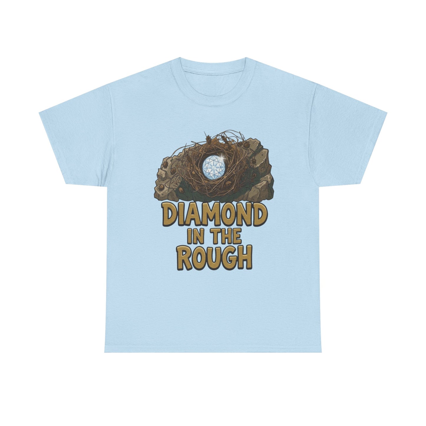 Diamond in the Rough Graphic Tee — Inspirational Nest & Gem Design