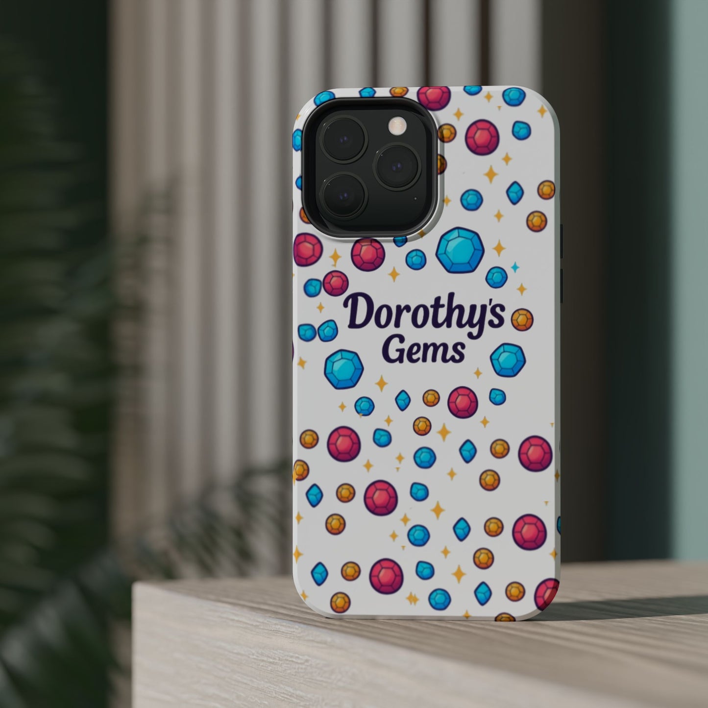 "Dorothy's Gems" Magnetic Impact-Resistant Case