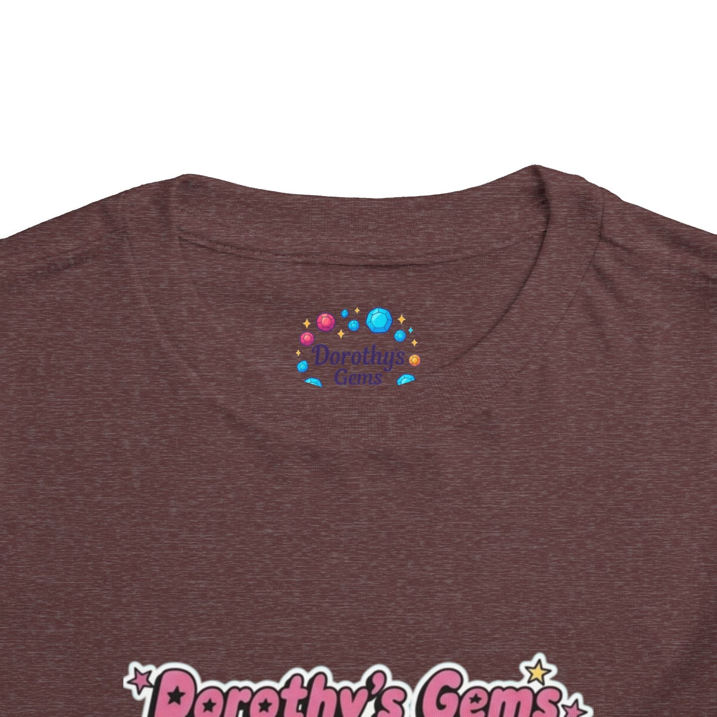 "Dorothy's Gems" Toddler Tee — Colorful Cartoon Squad Graphic