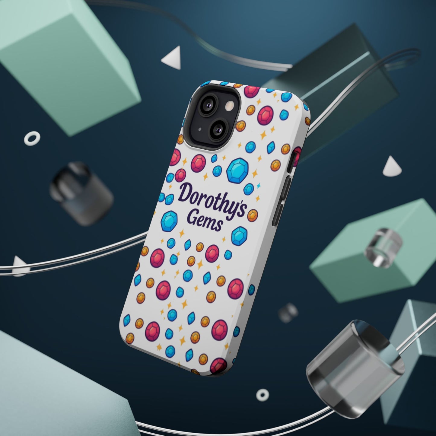 "Dorothy's Gems" Magnetic Impact-Resistant Case