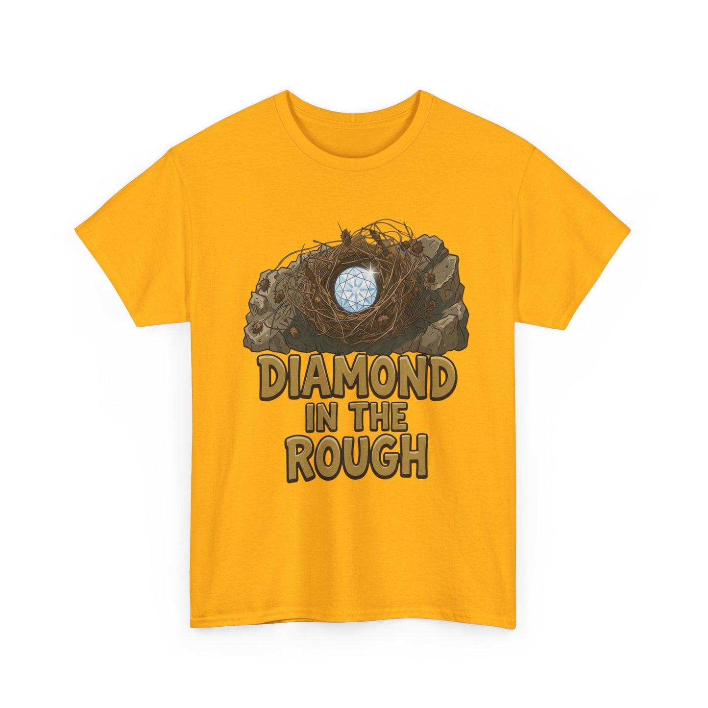 Diamond in the Rough Graphic Tee — Inspirational Nest & Gem Design