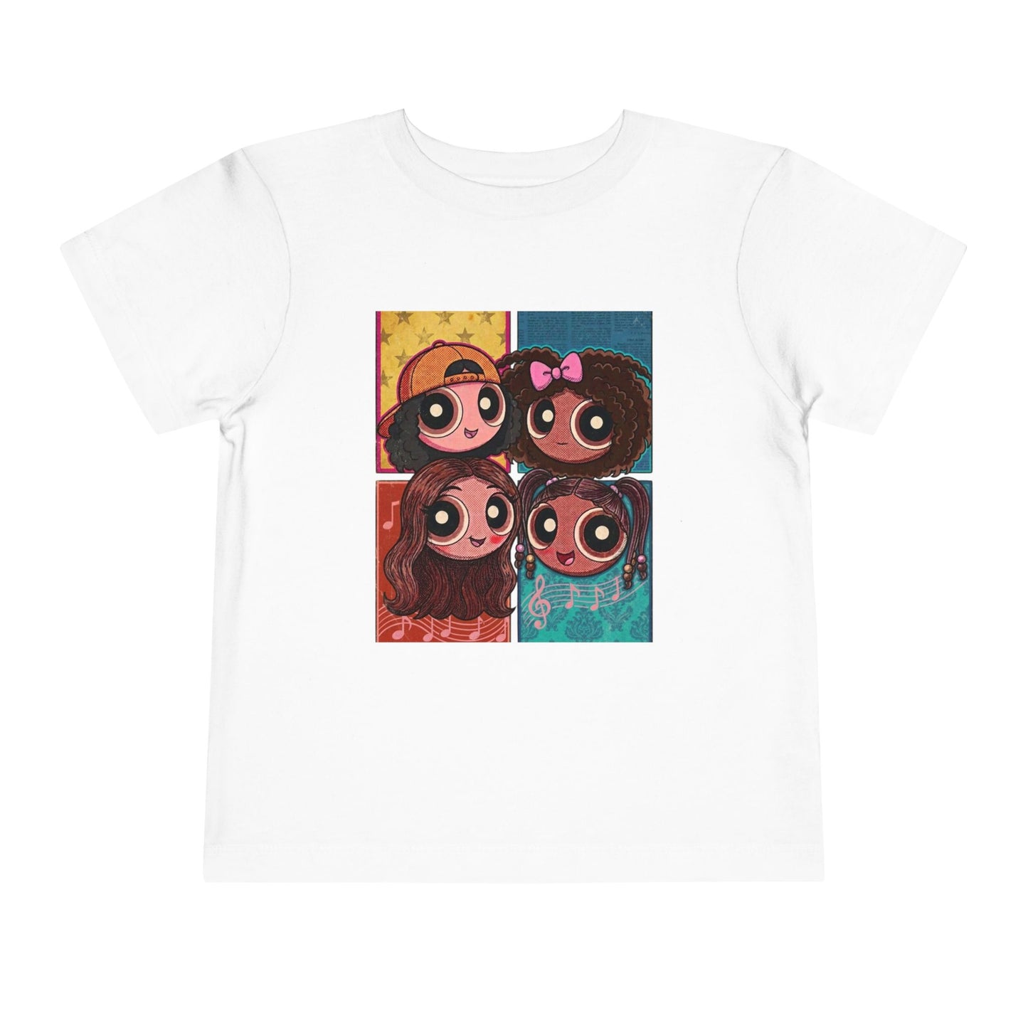 "Dorothy's Gems" Toddler Tee — Colorful Cartoon Squad Graphic